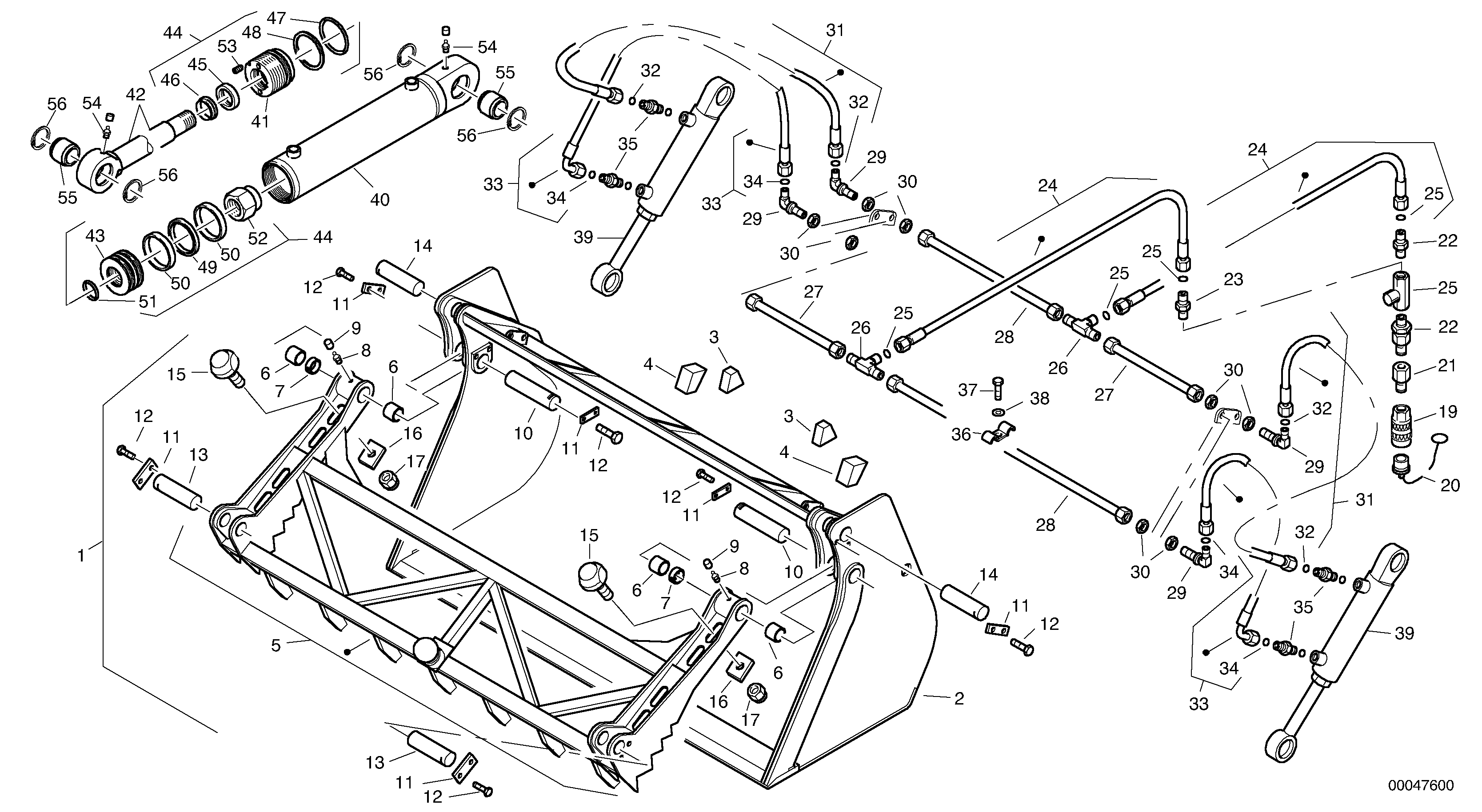Grab bucket - TPV — volvo parts diagram