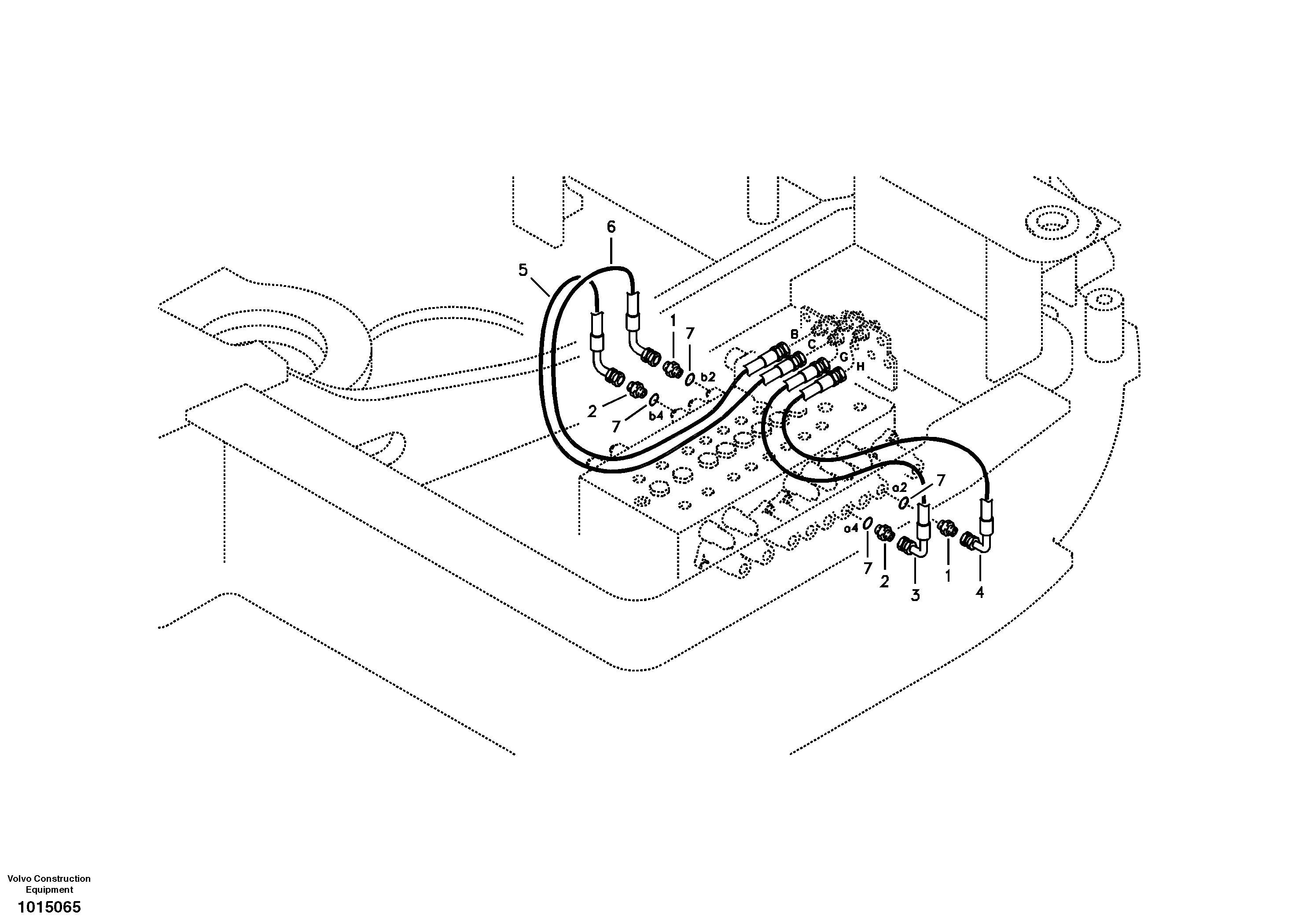 Servo system, changing lever function — volvo parts diagram