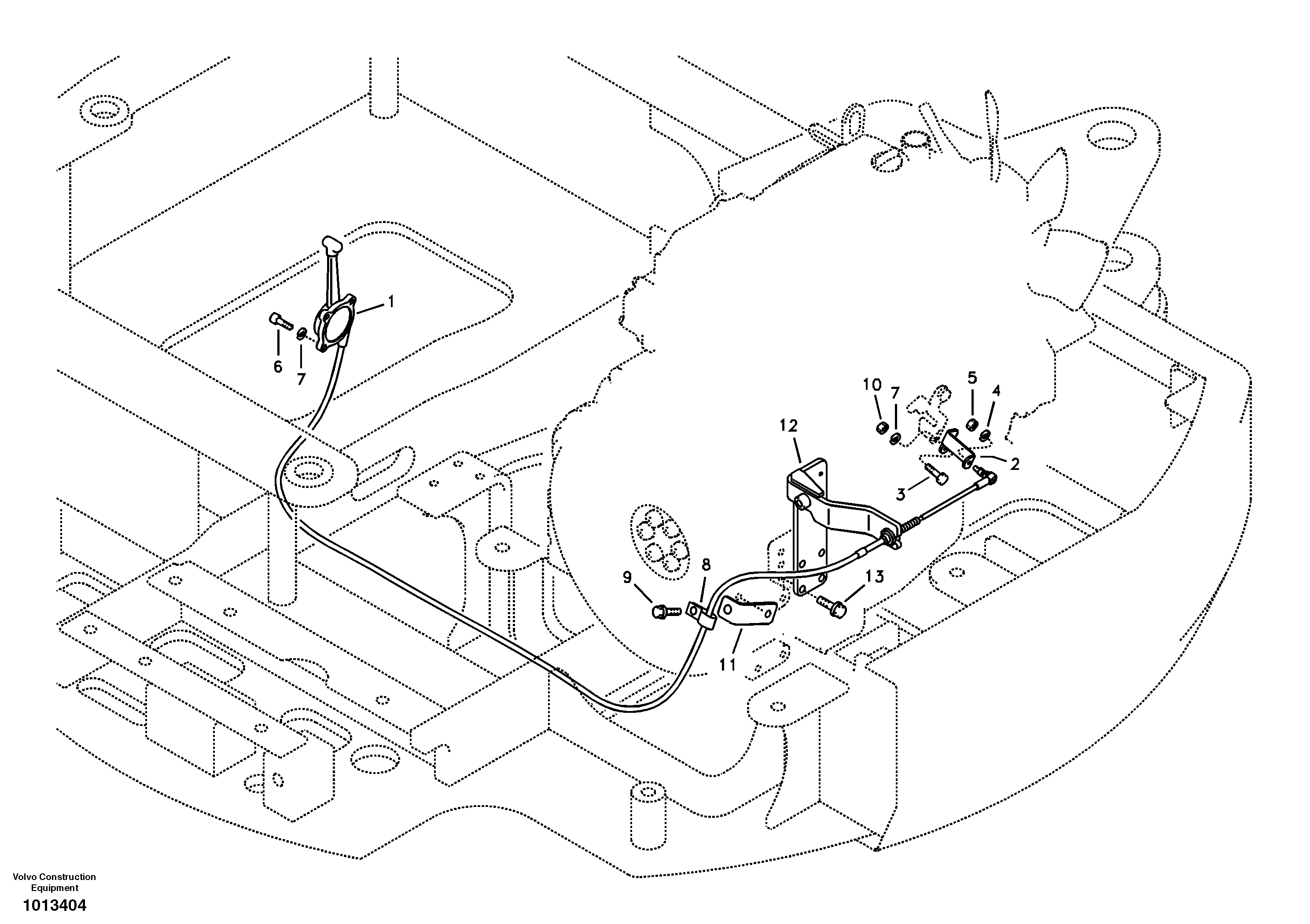 Speed control — volvo parts diagram