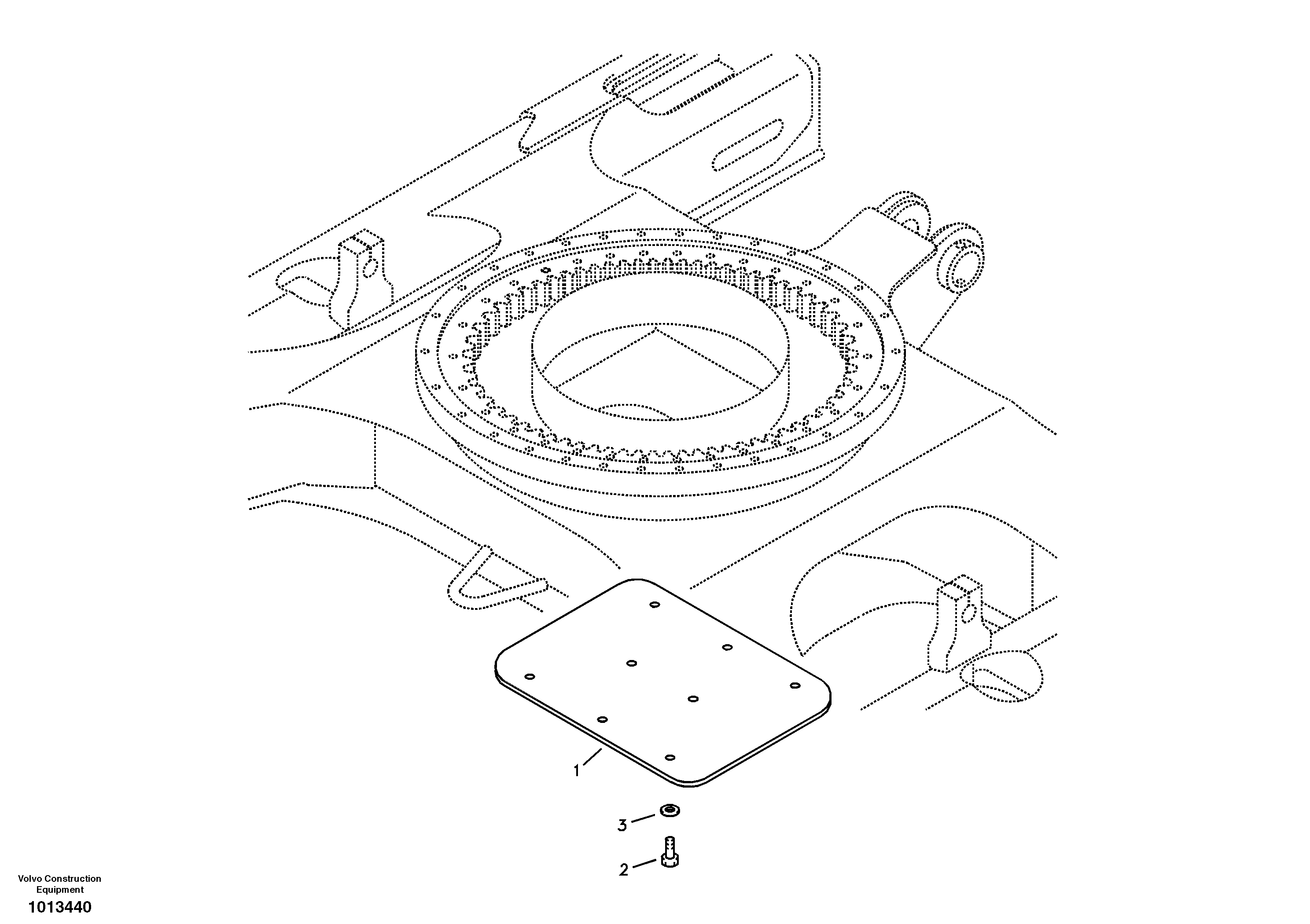 Protecting plate — volvo parts diagram
