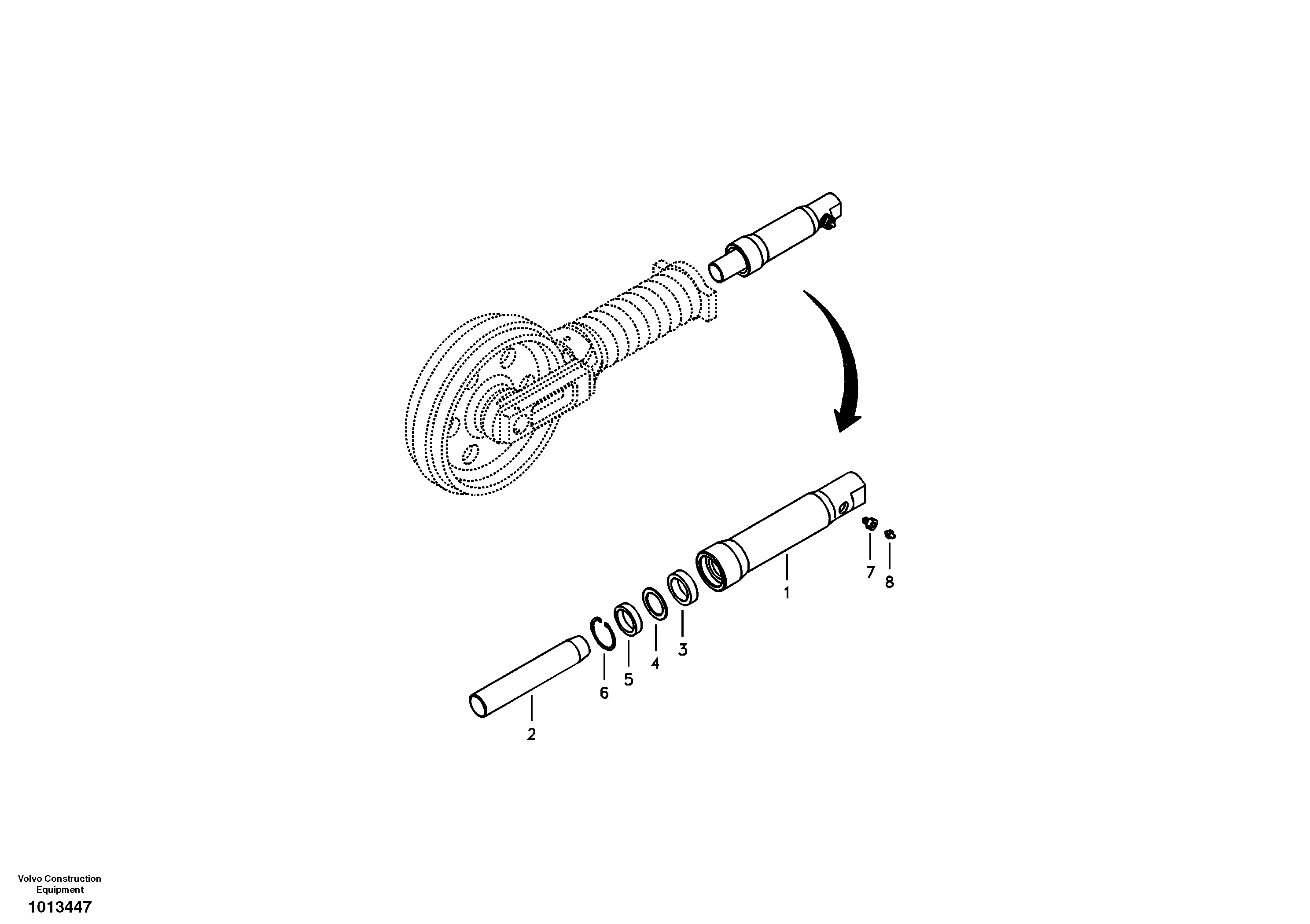 Undercarriage, spring package — volvo parts diagram