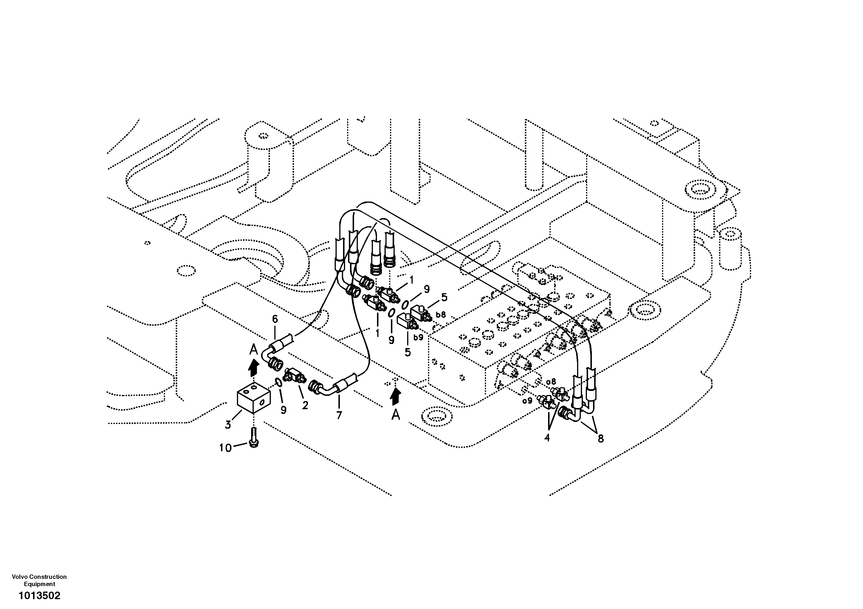 Servo system, travel alarm — volvo parts diagram