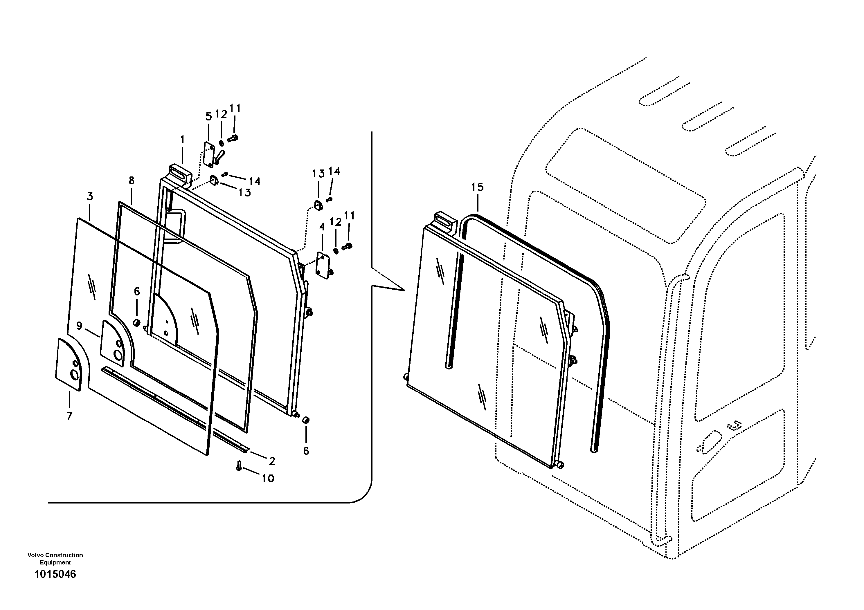 Windshield — volvo parts diagram