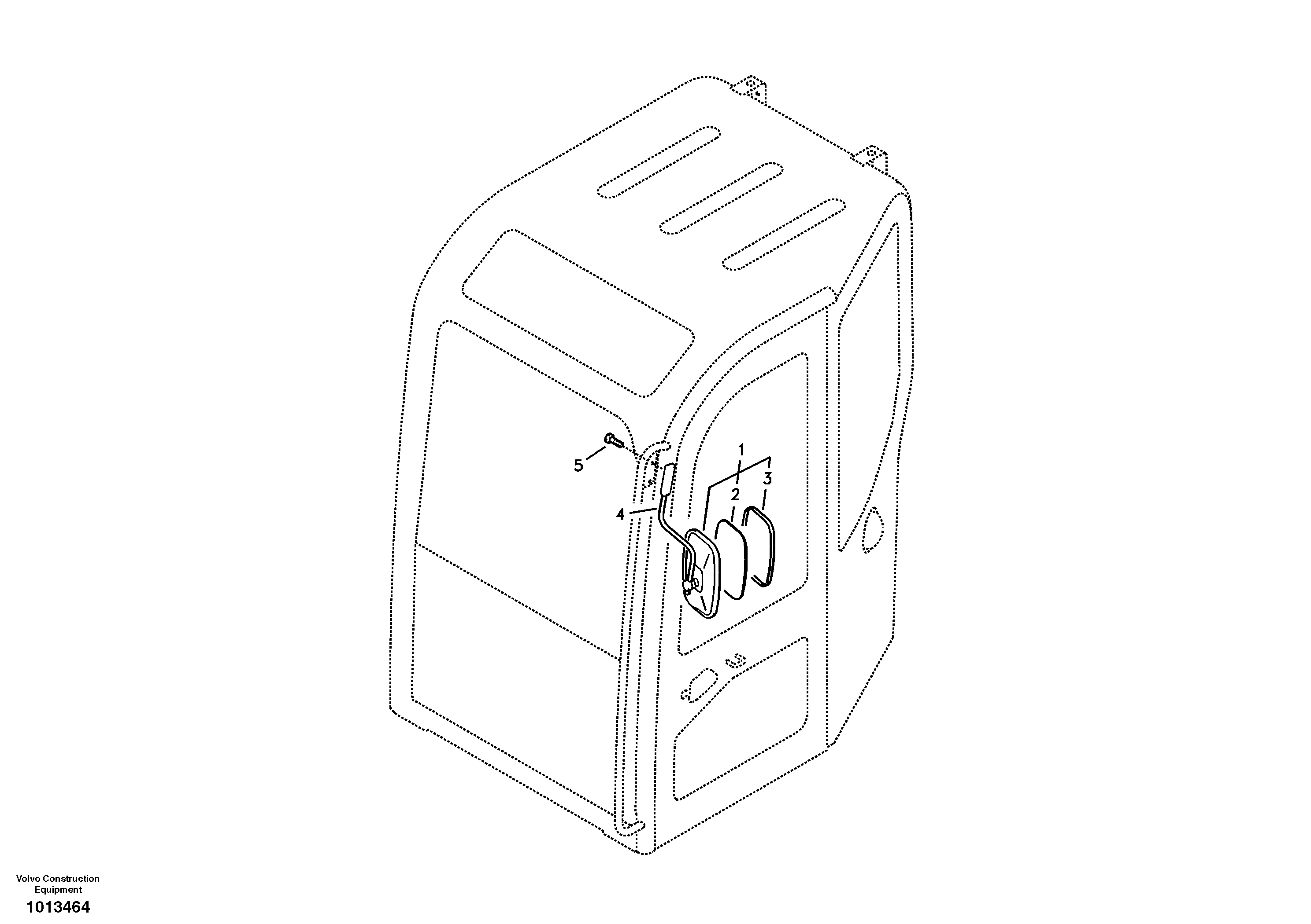 Rear view mirror — volvo parts diagram