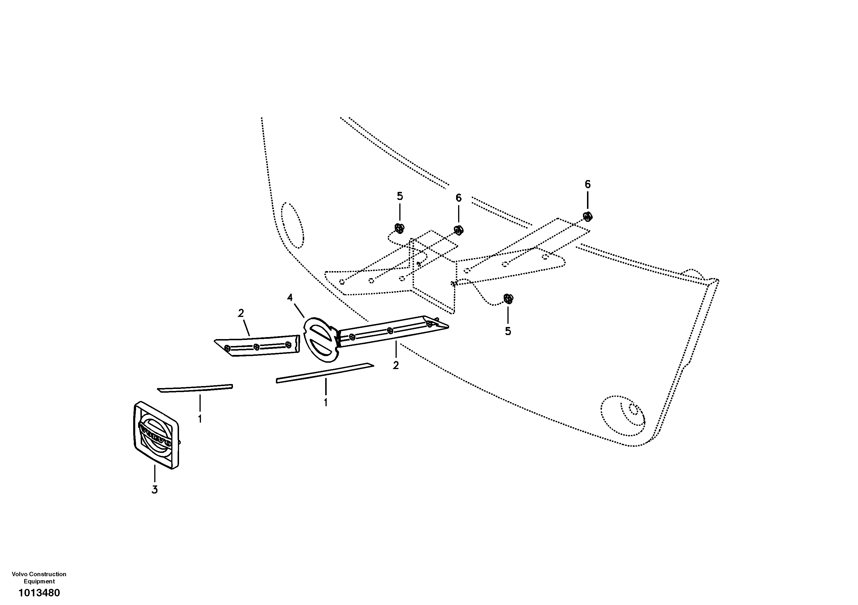 Decal, Volvo Emblem — volvo parts diagram