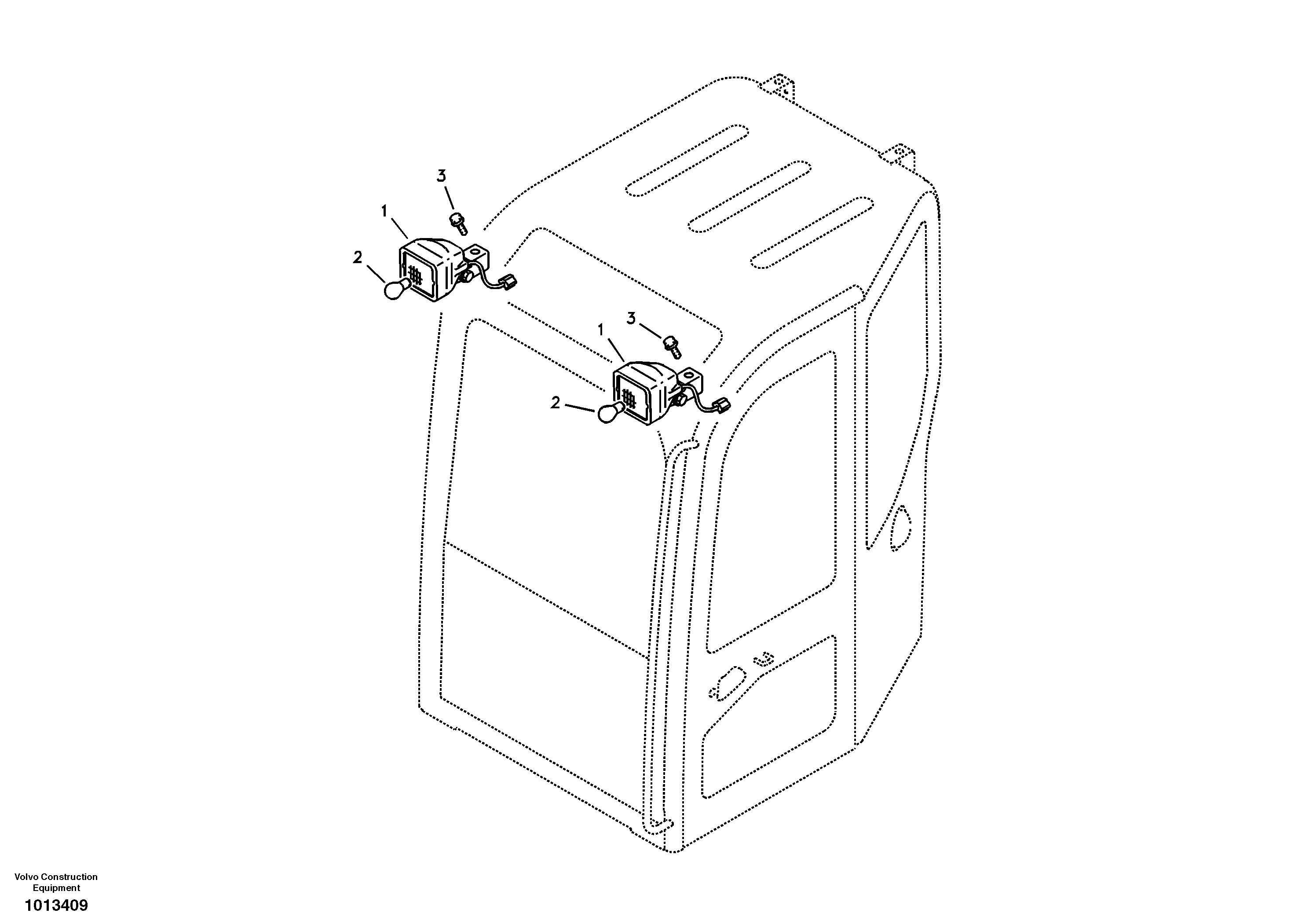 Lighting, front — volvo parts diagram