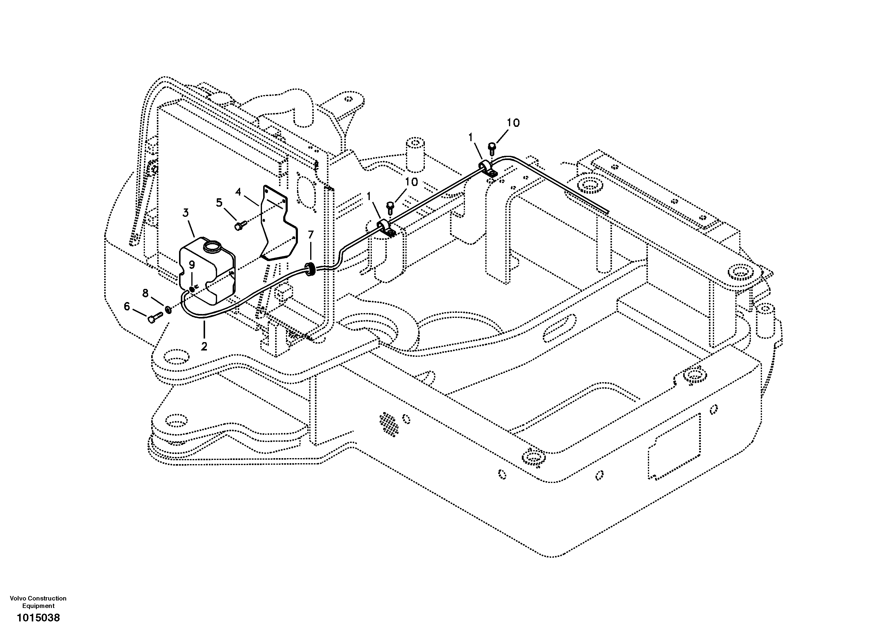 Windshield washer — volvo parts diagram