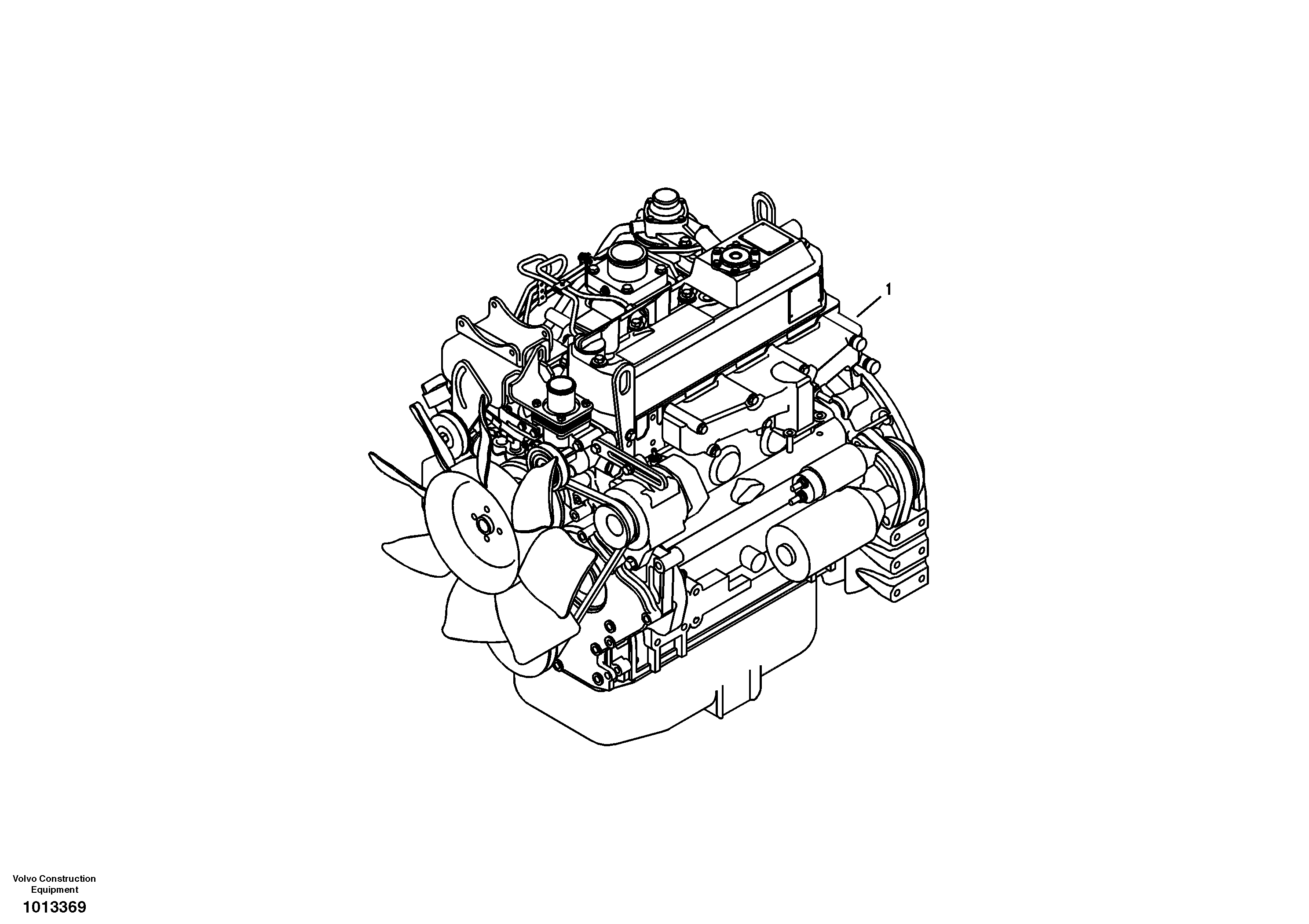 Engine — volvo parts diagram
