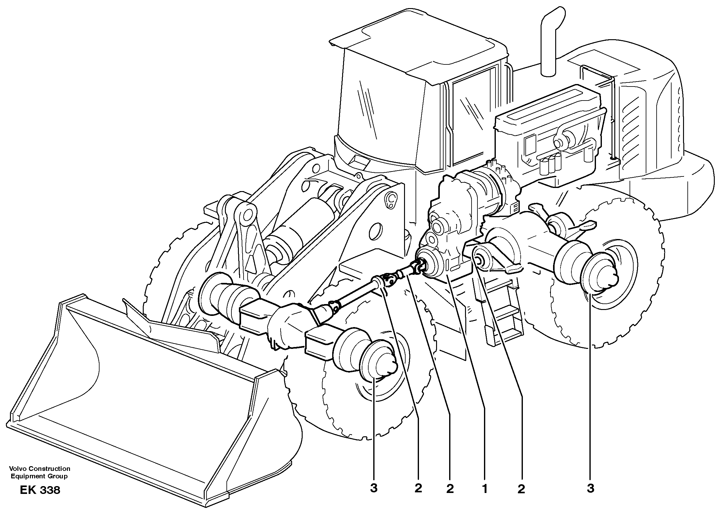 Power transmission — volvo parts diagram