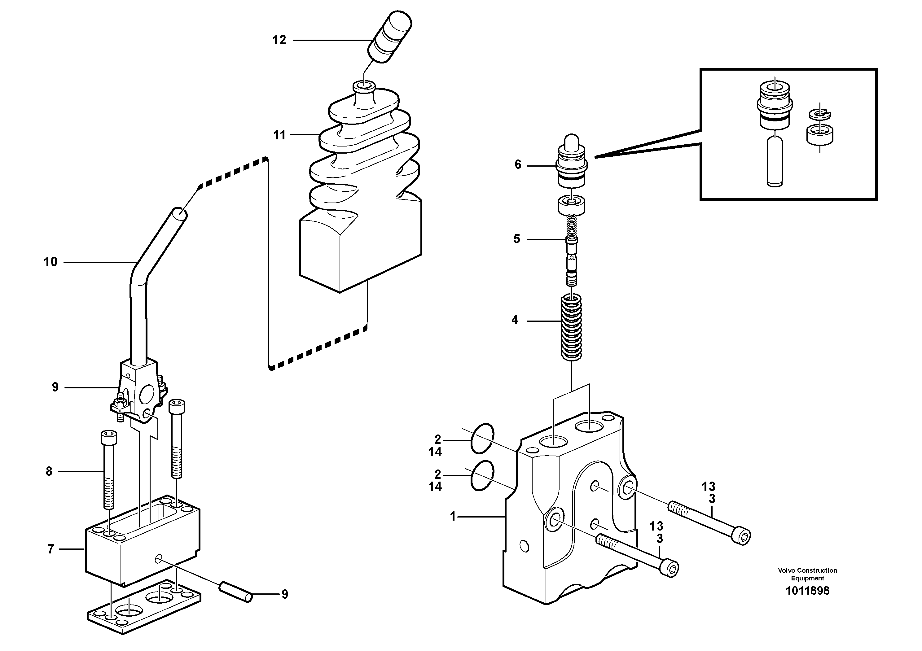 Control valve.  82325 — volvo parts diagram