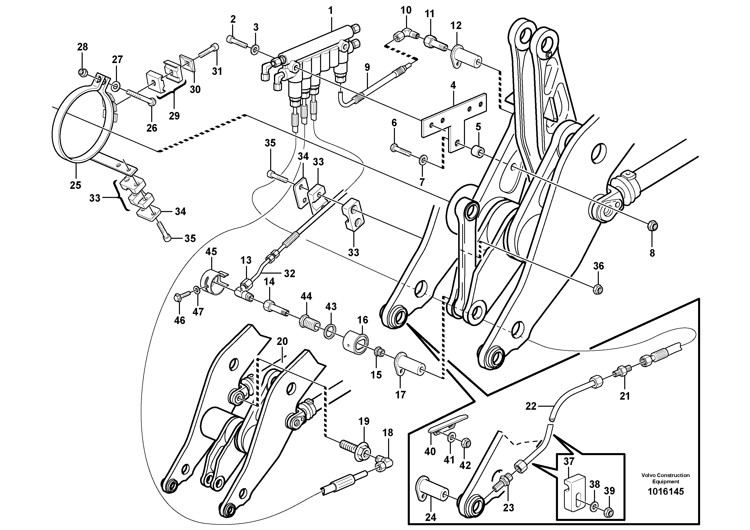 Distribution block, B2  82108, 82689 — volvo parts diagram