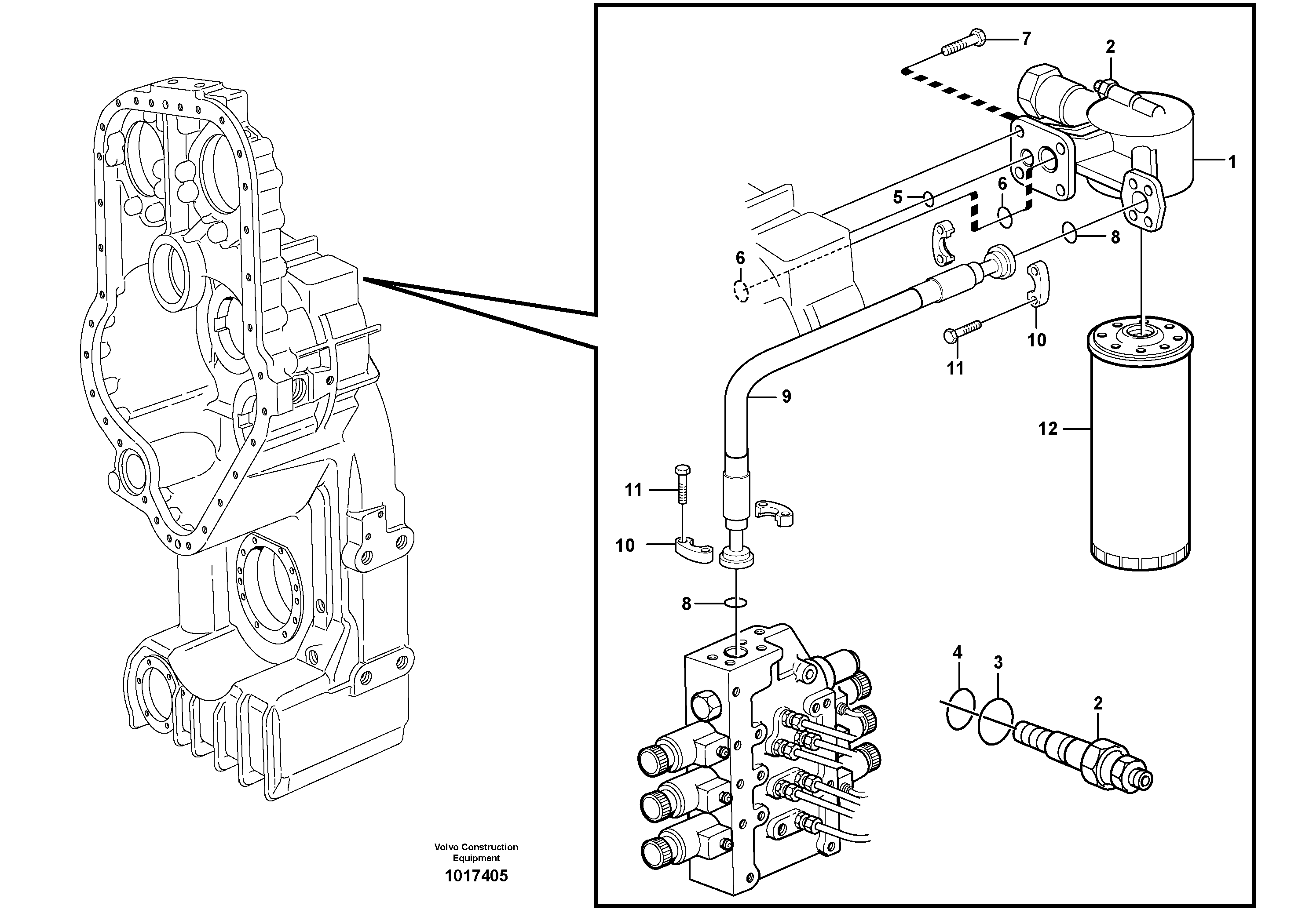 Oil filter. — volvo parts diagram