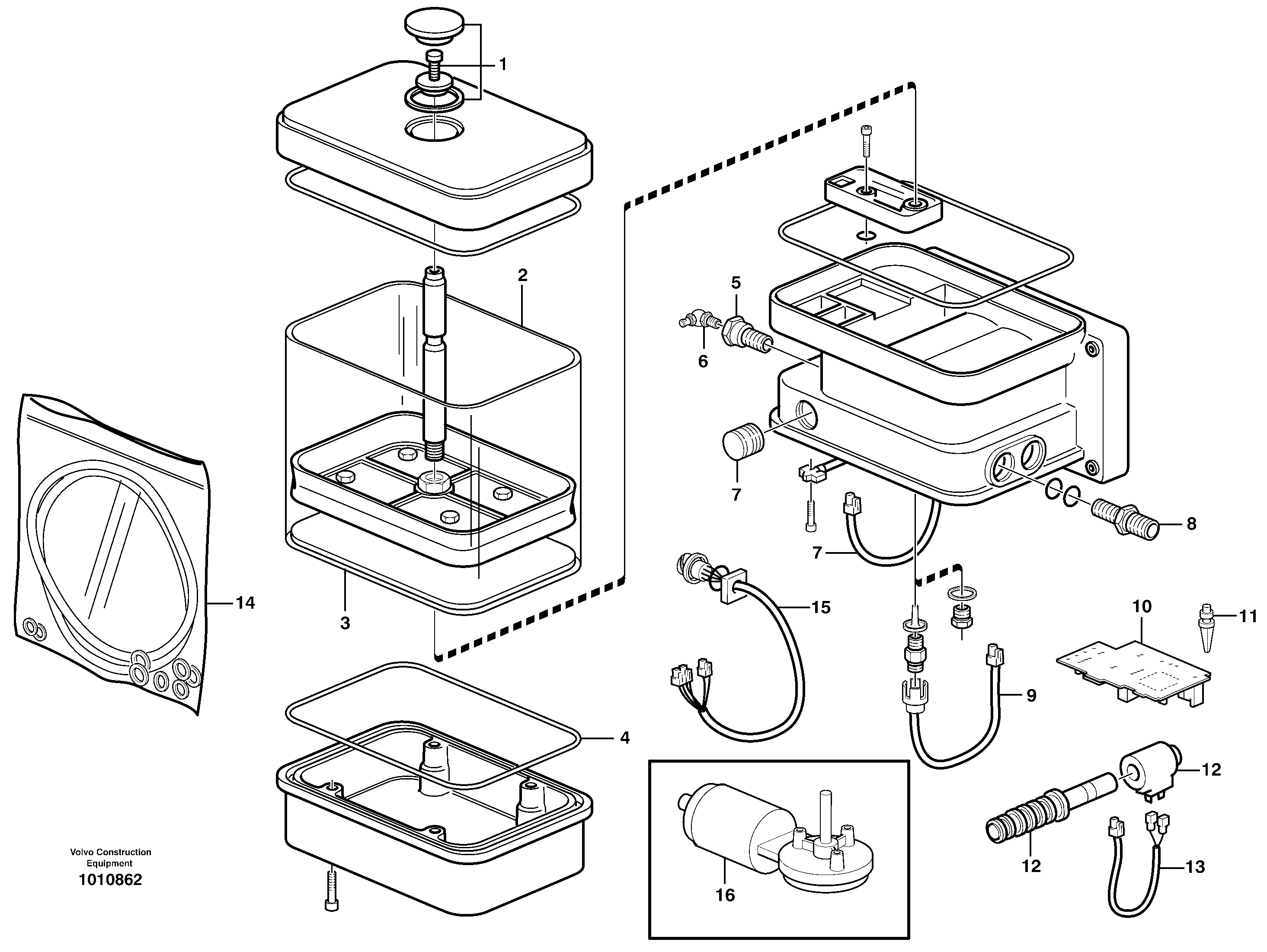 Pump:central lubrication  82108, 82689 — volvo parts diagram