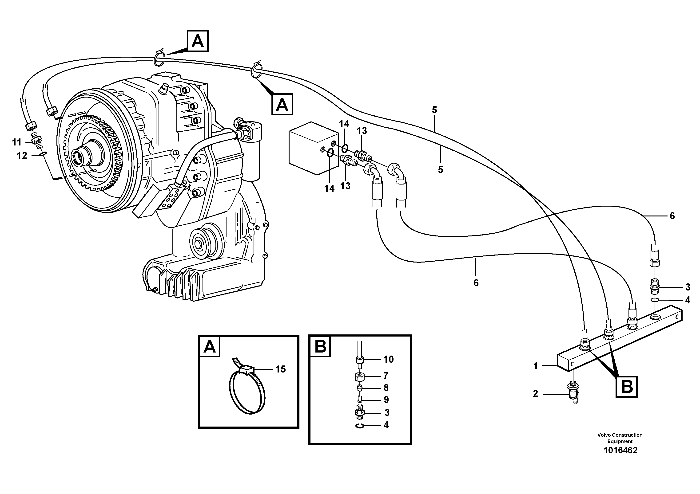 Testing block — volvo parts diagram