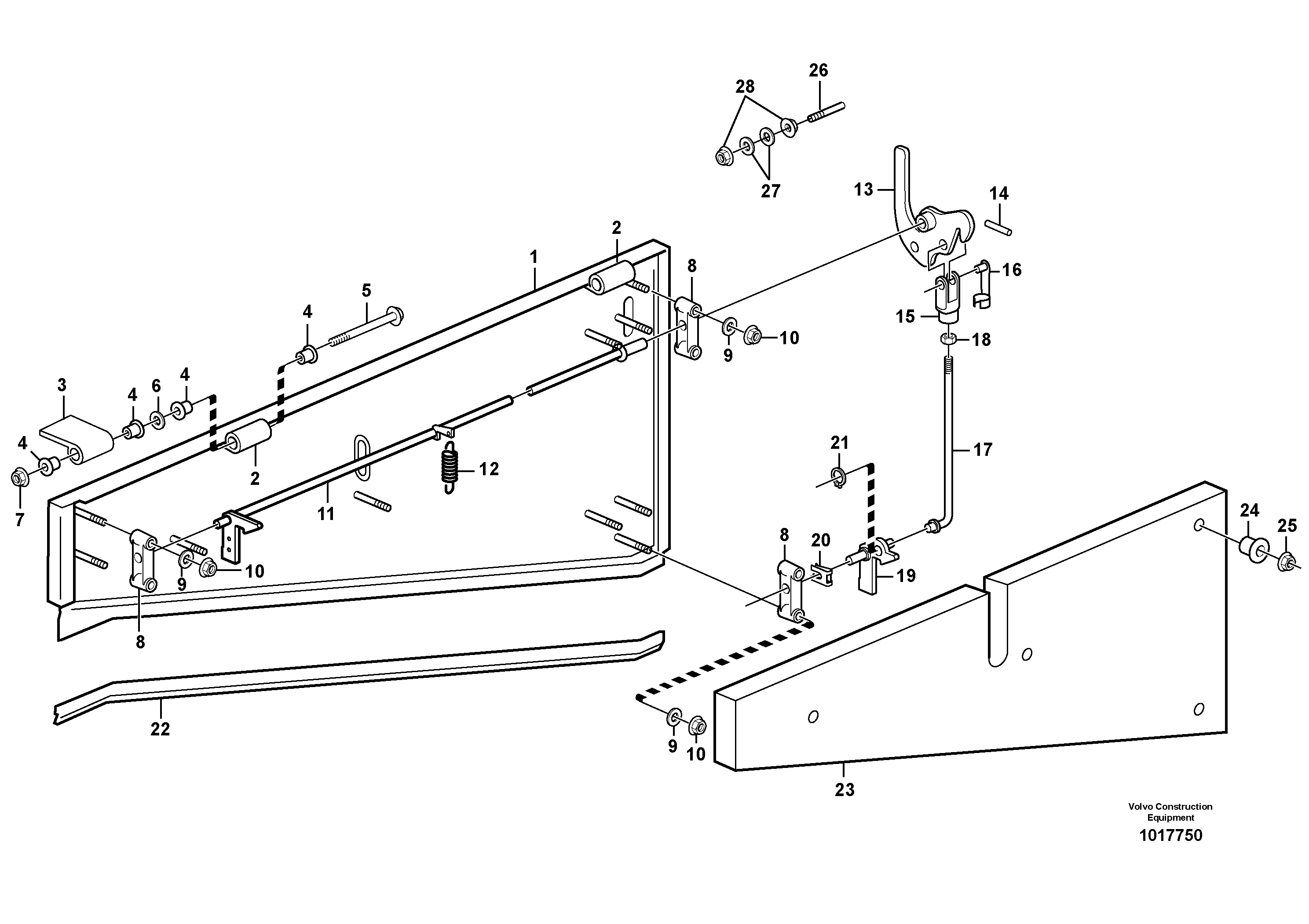 Side hatches — volvo parts diagram