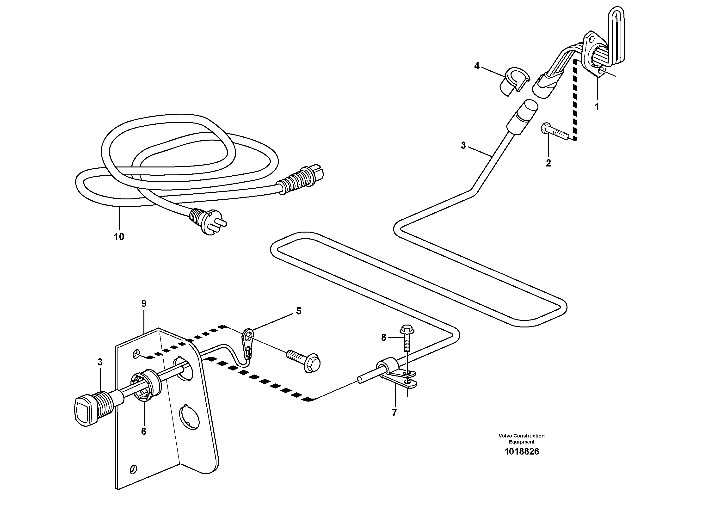 Engine heater. 82166 — volvo parts diagram