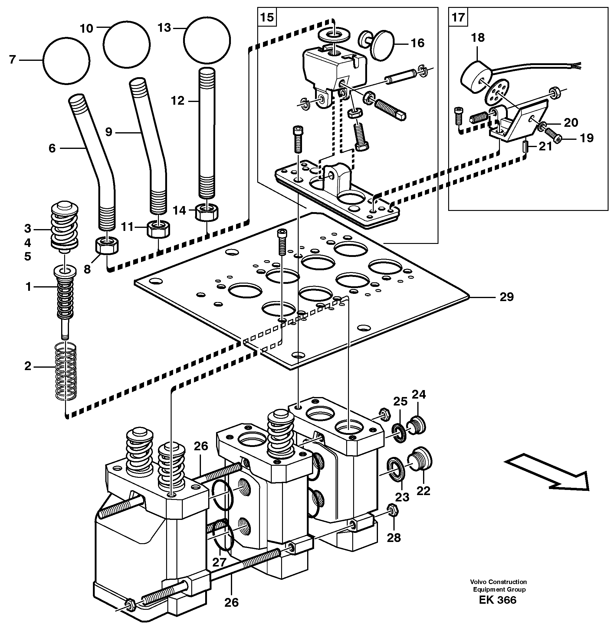 Servo valve.  80277 — volvo parts diagram