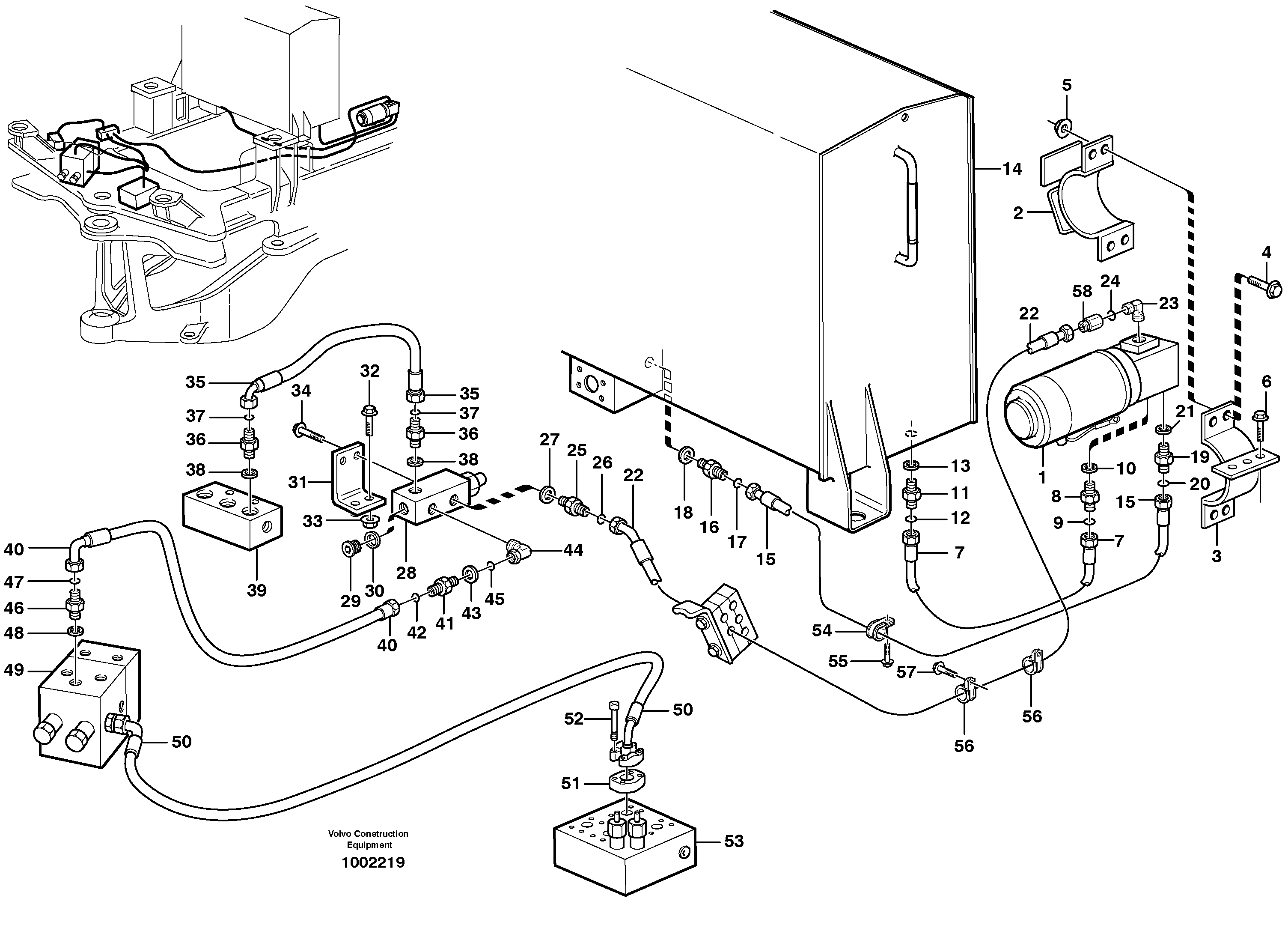 Secondary steering system.  80267 — volvo parts diagram