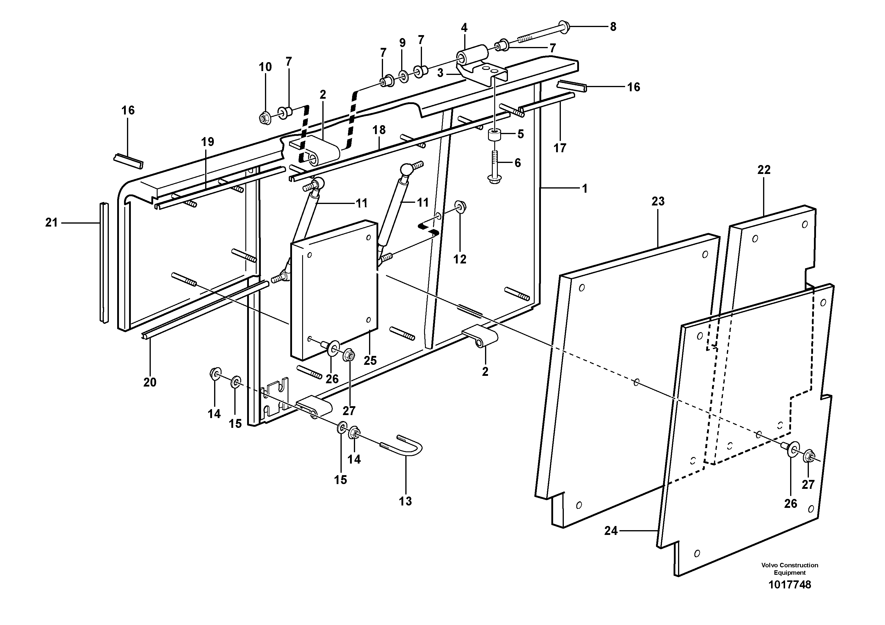 Side hatches — volvo parts diagram
