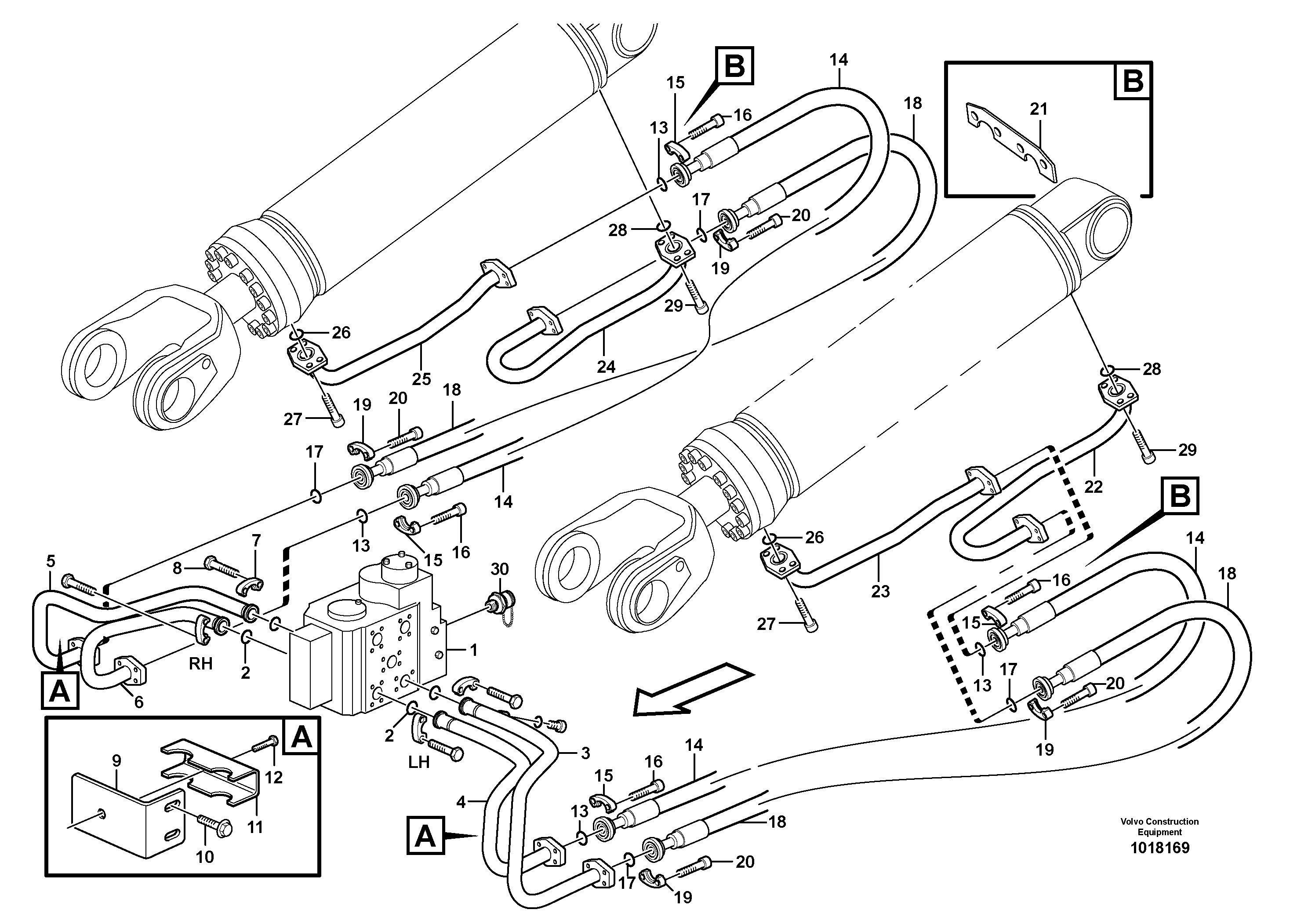Lift function — volvo parts diagram