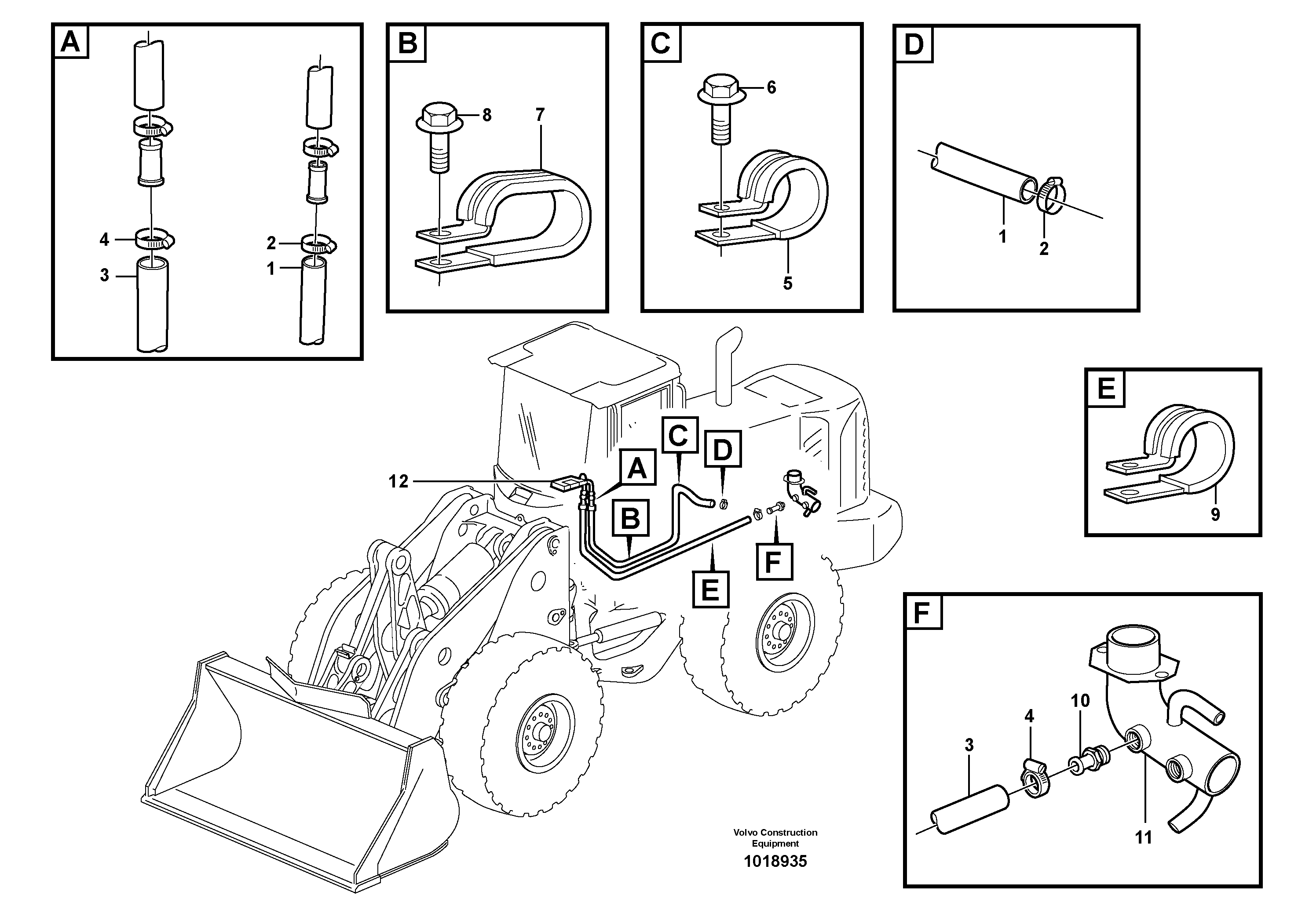 Heating system — volvo parts diagram