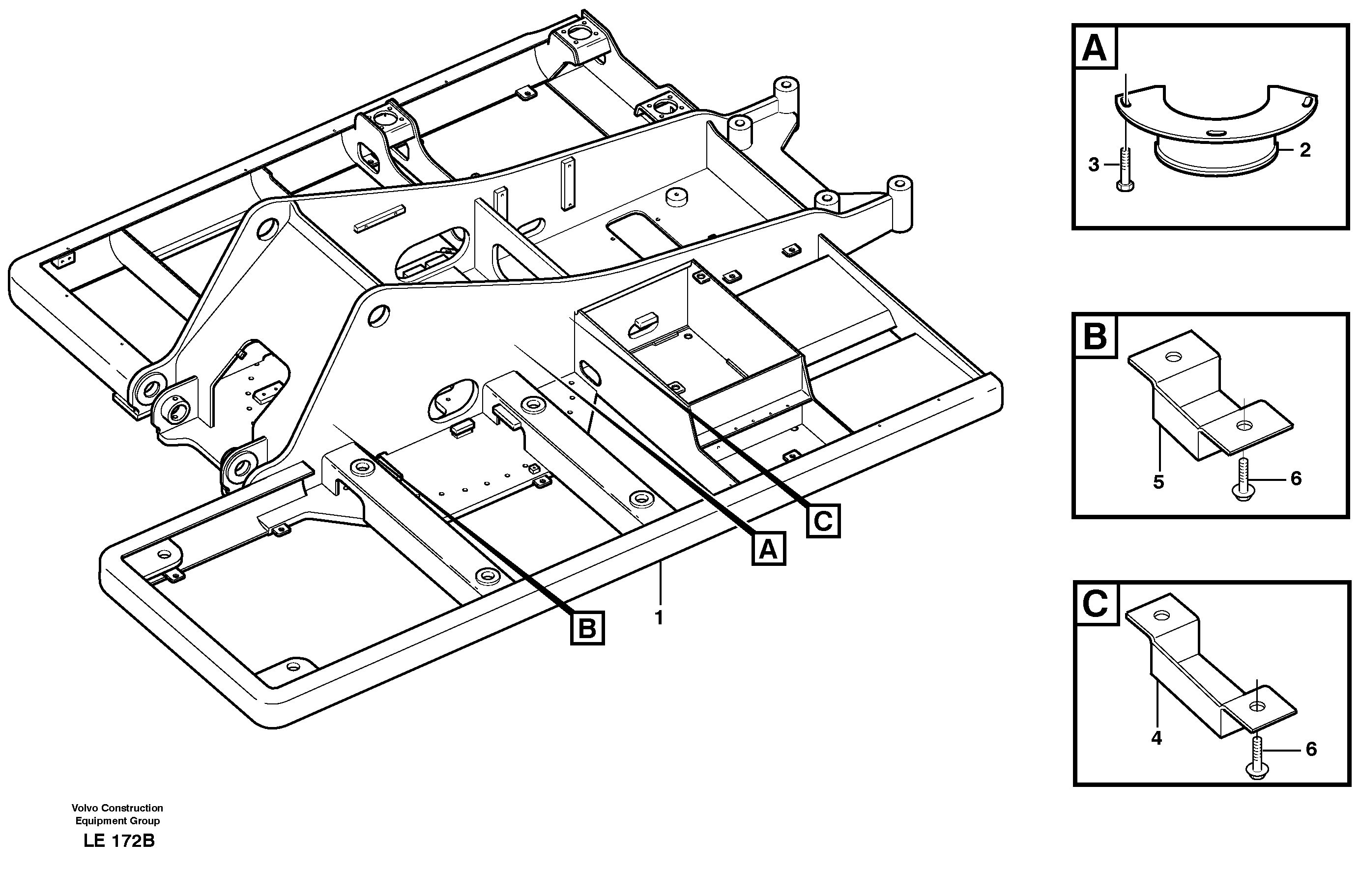 Superstructure — volvo parts diagram