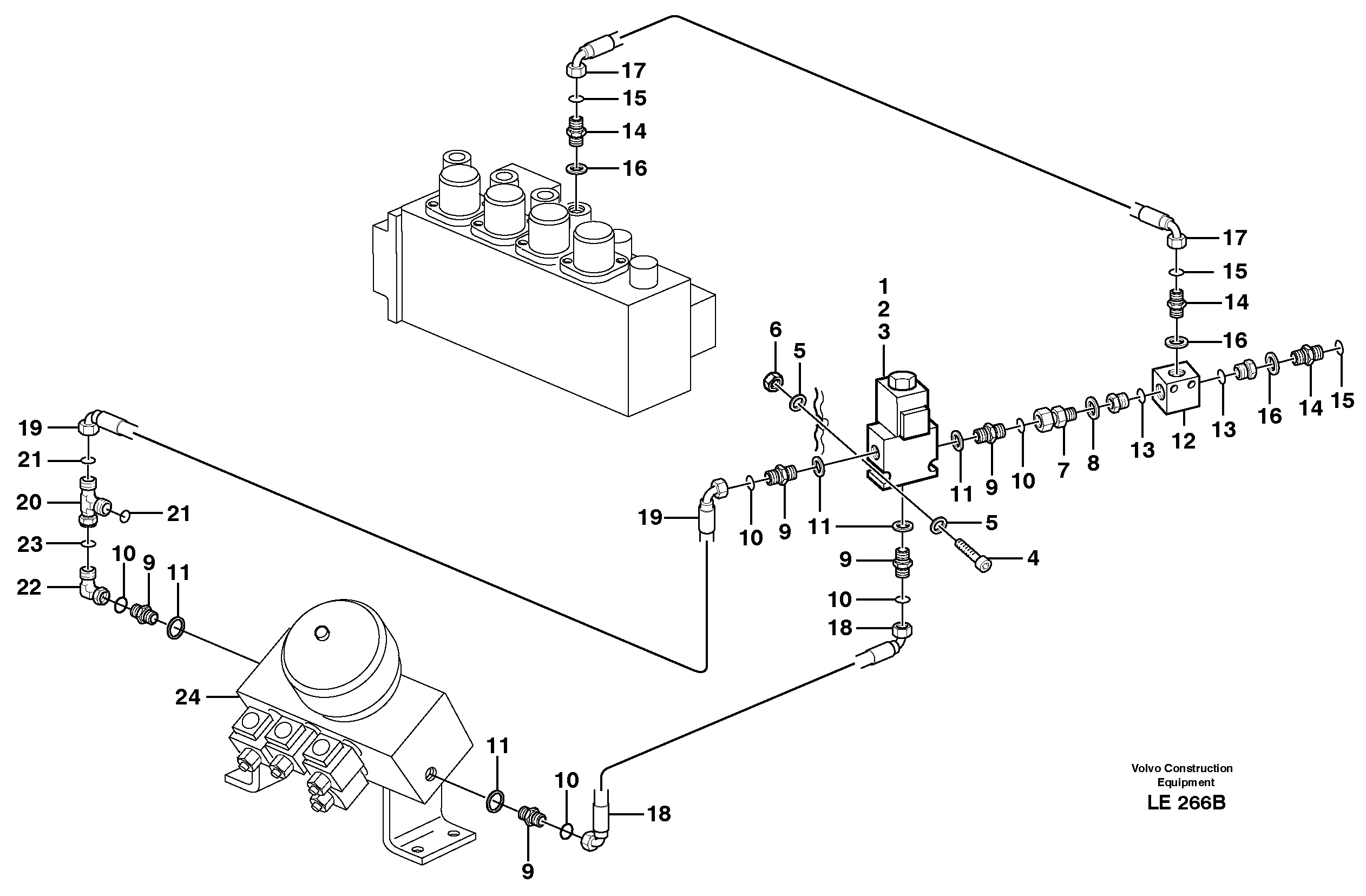 Hammer control  14303060 — volvo parts diagram