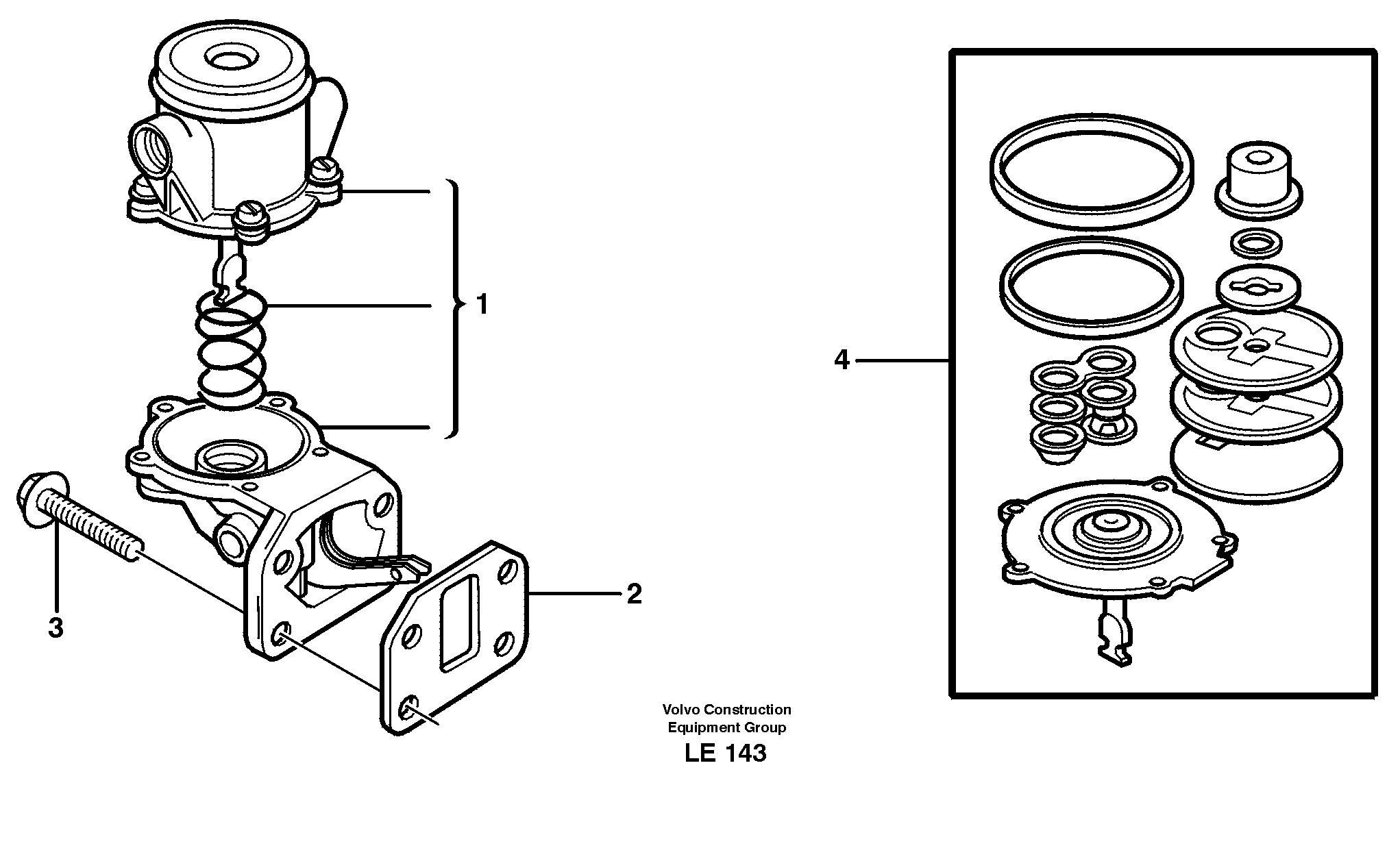 Feed pump — volvo parts diagram