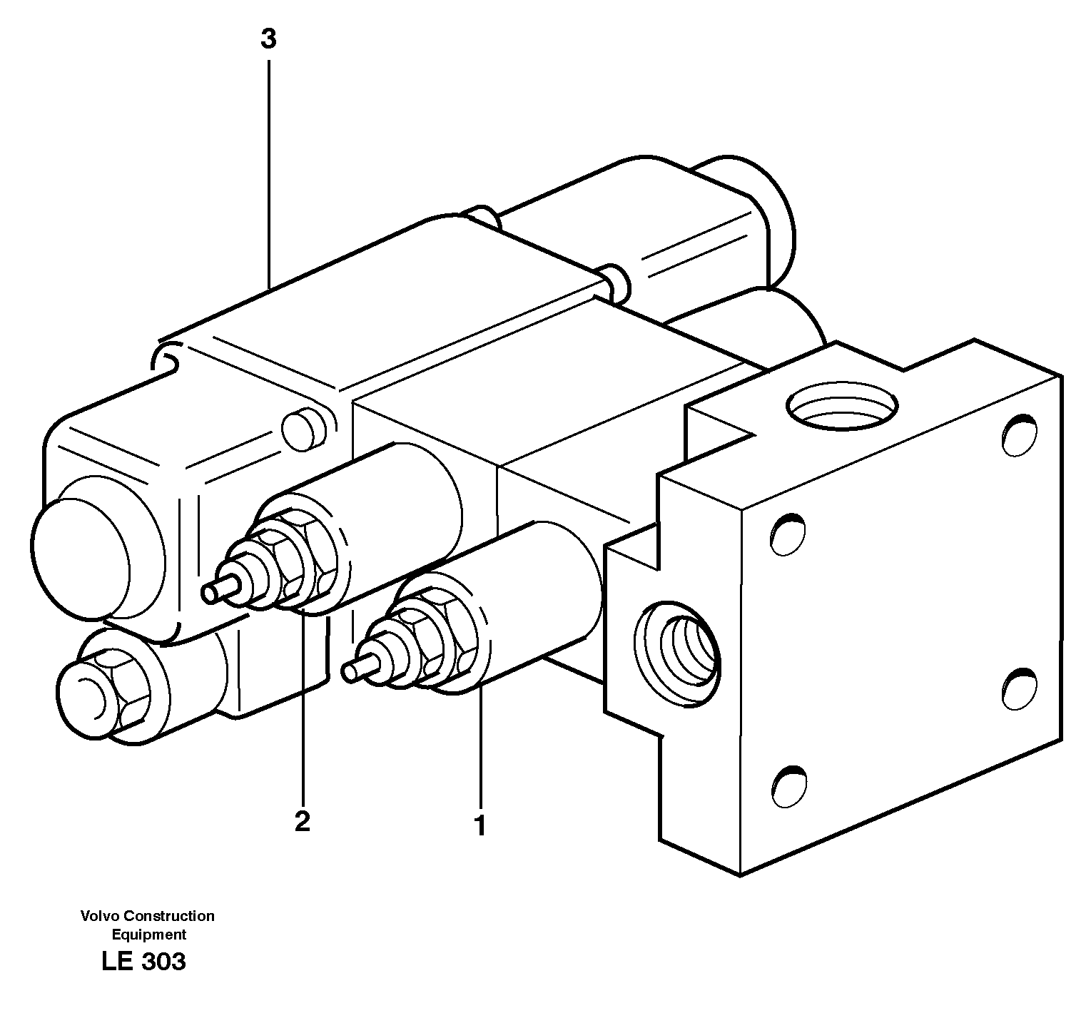 Magnet valve  14303049 — volvo parts diagram