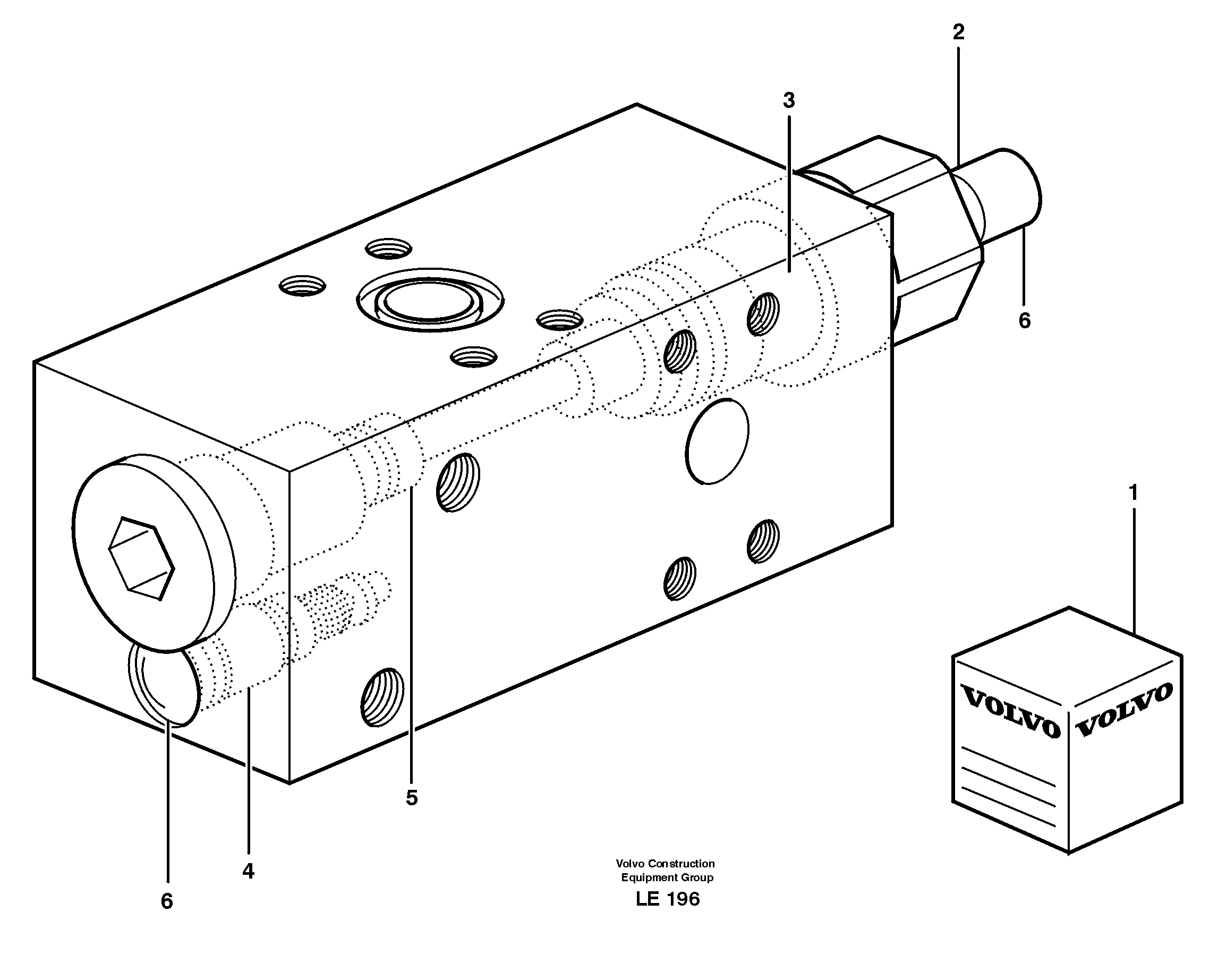 Safety valve  14302828, 14303074, 14302904, 14303120 — volvo parts diagram