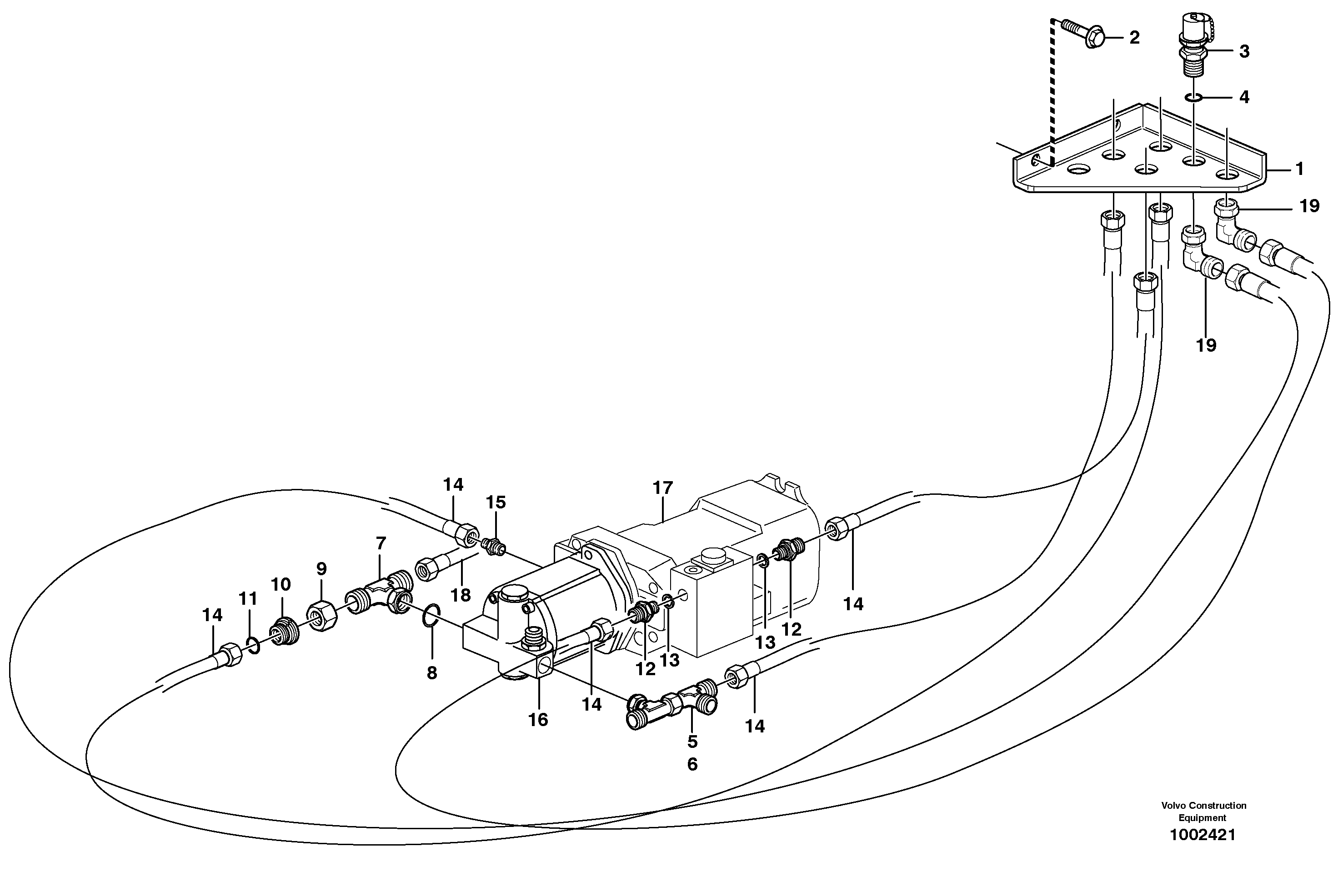 Servo hydraulics, Testing sleeve — volvo parts diagram
