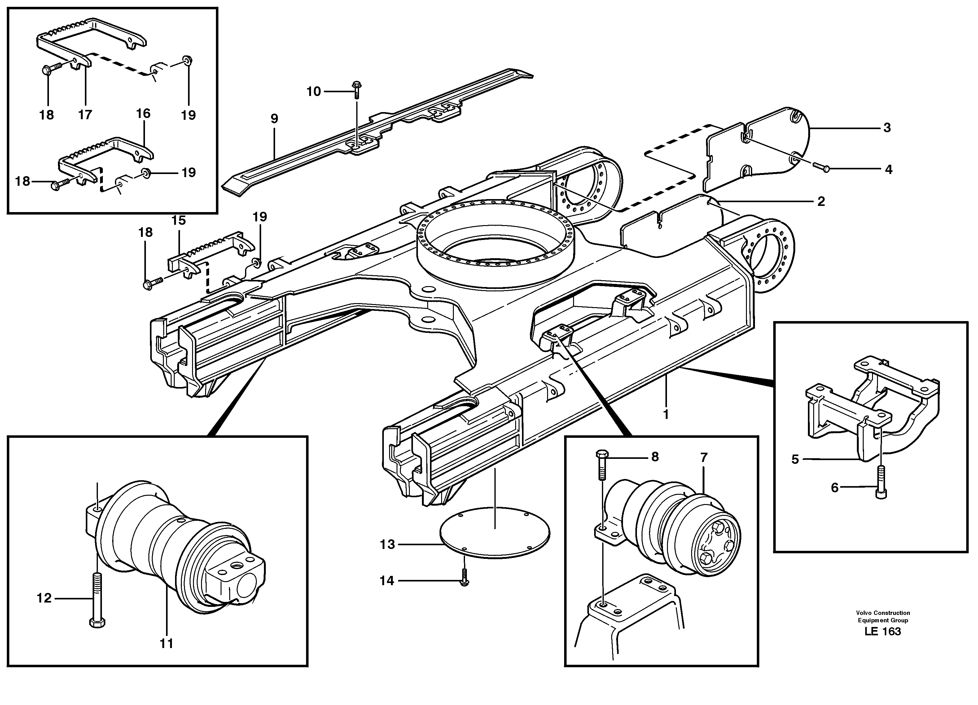 Undercarriage — volvo parts diagram