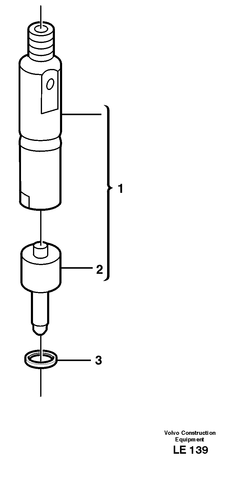 Injector — volvo parts diagram