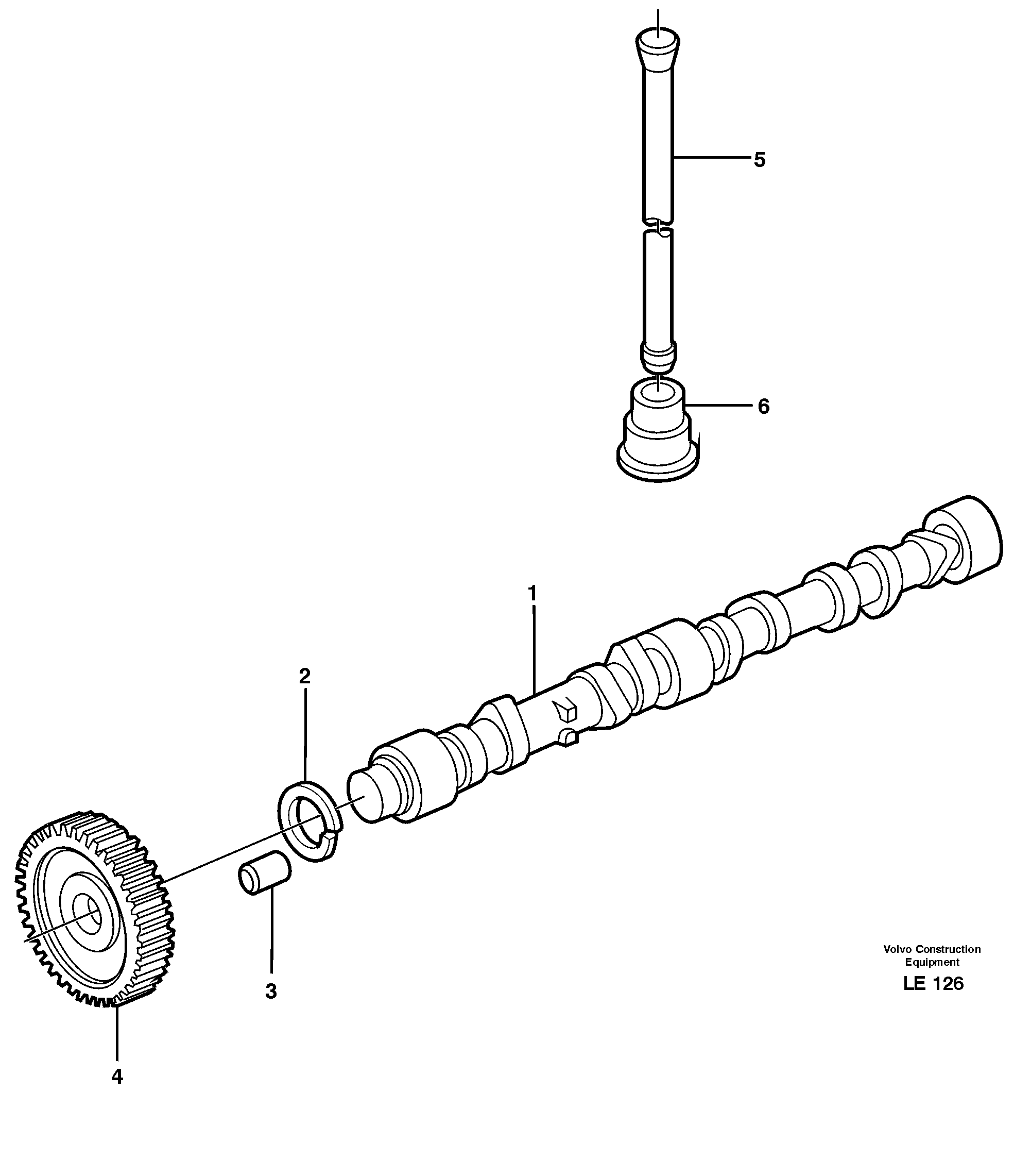 Camshaft — volvo parts diagram