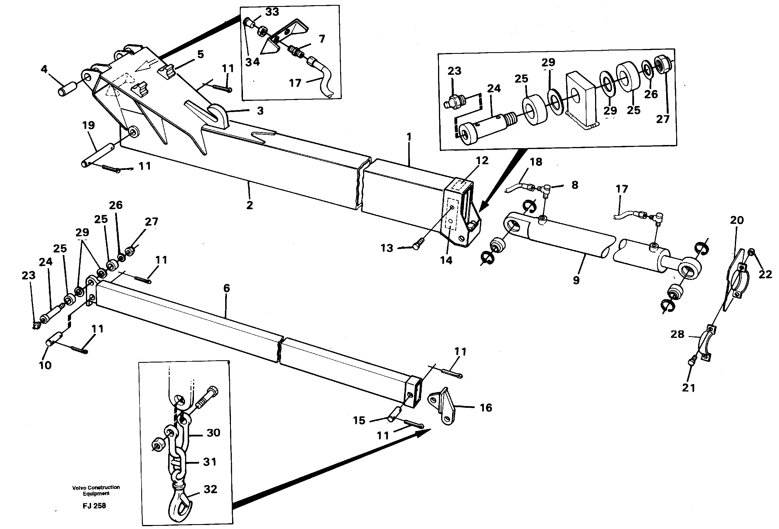 Jib  14253079 — volvo parts diagram