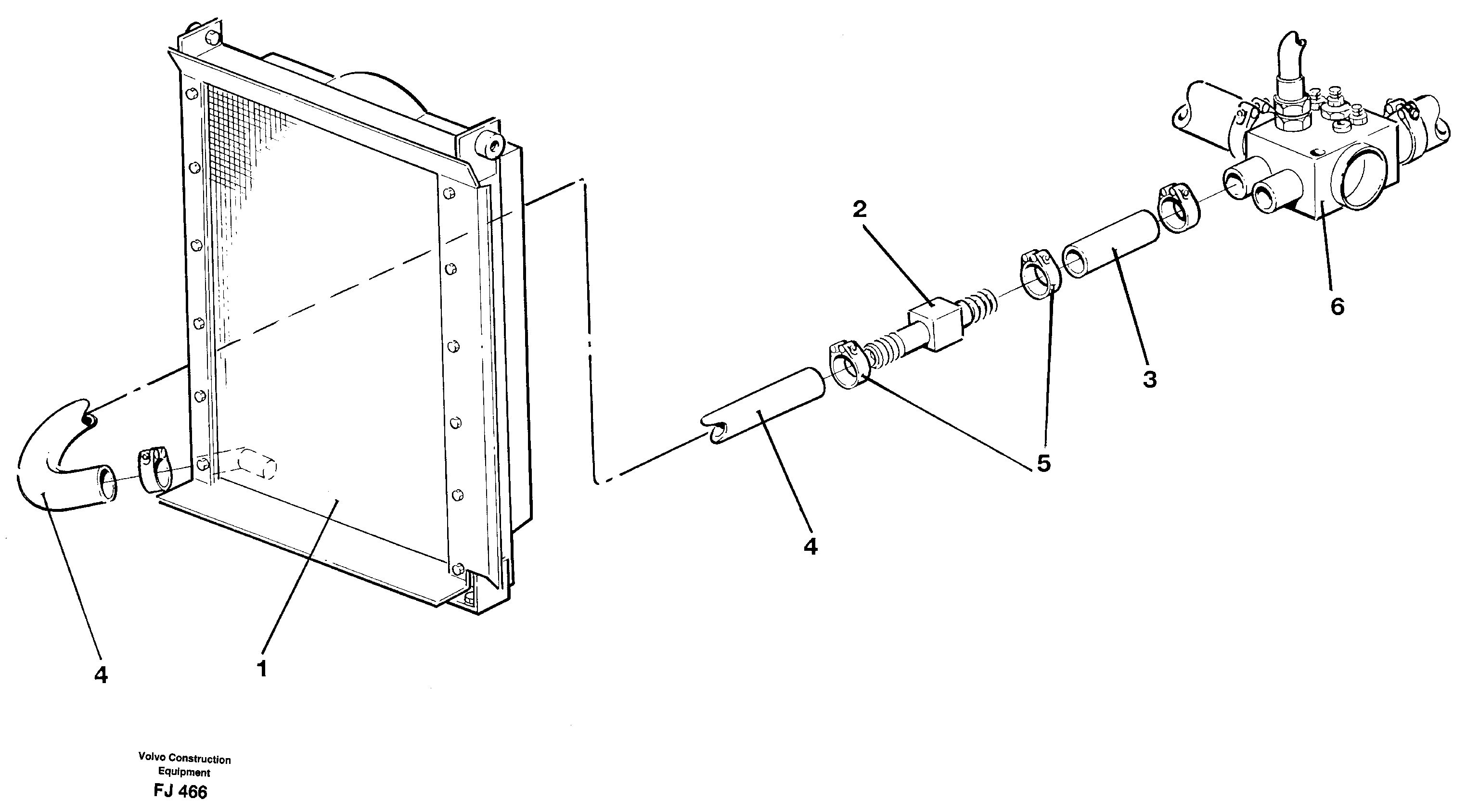 Thermostat kit — volvo parts diagram