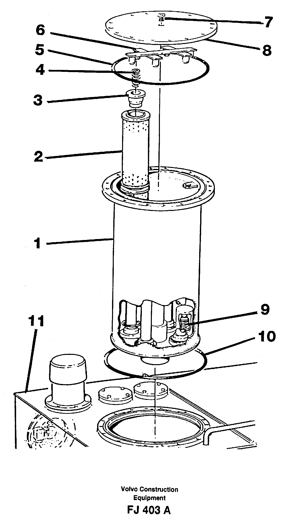 Filter box — volvo parts diagram