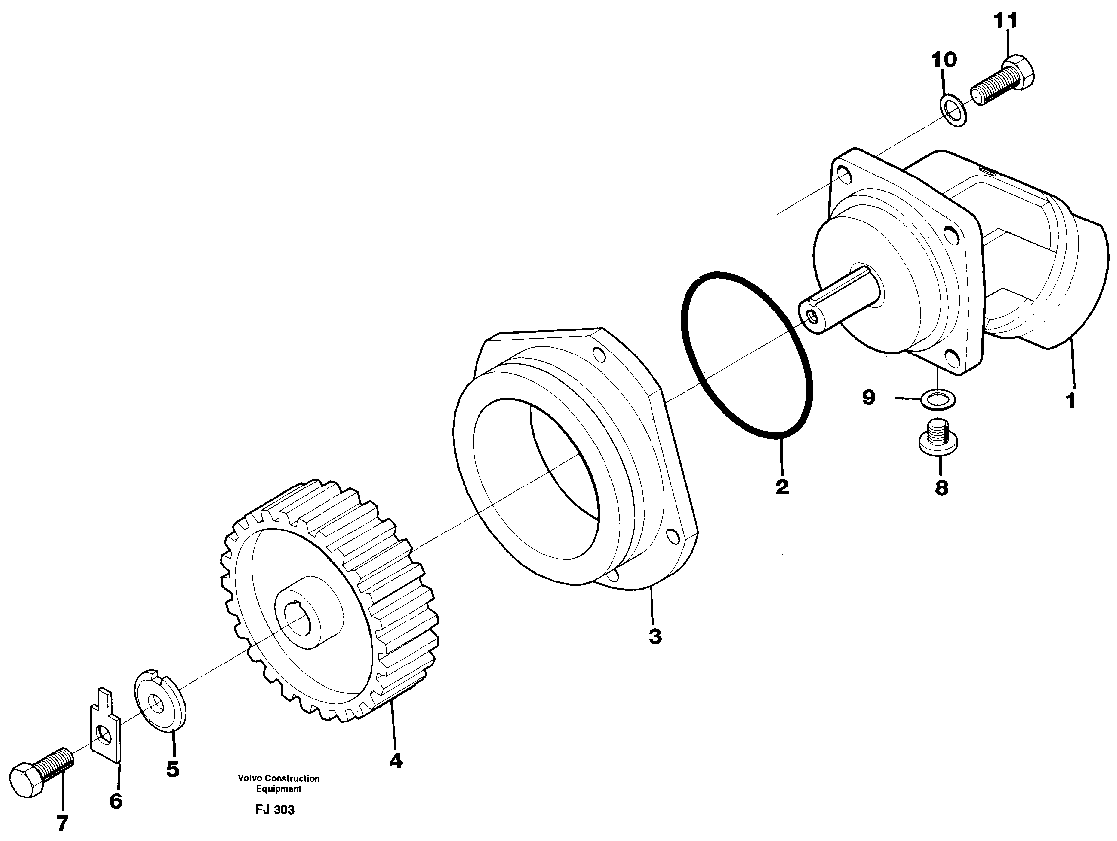 4th pump 28 Cm3 4th pump 63 Cm3  14252565 — volvo parts diagram
