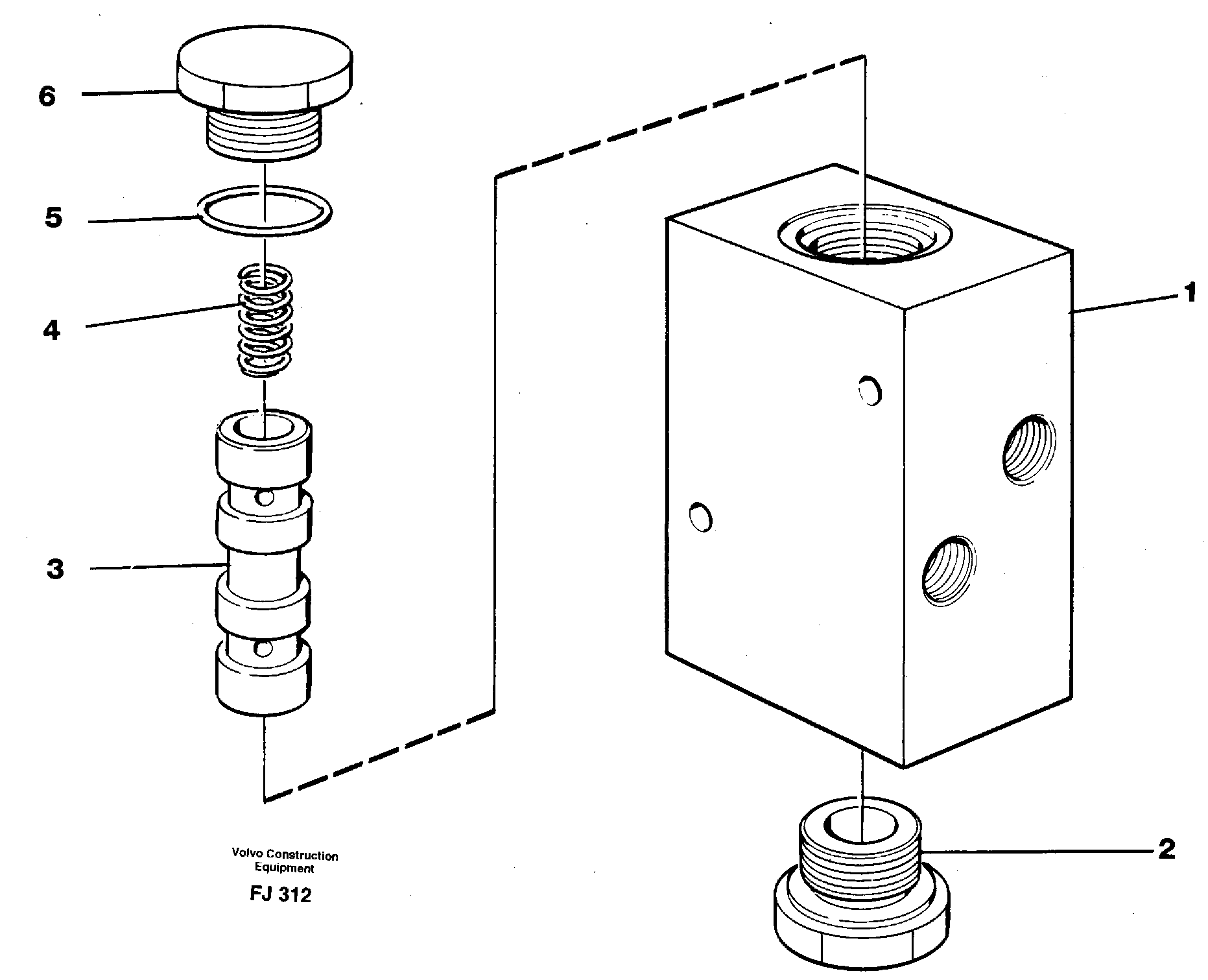 High speed valve — volvo parts diagram