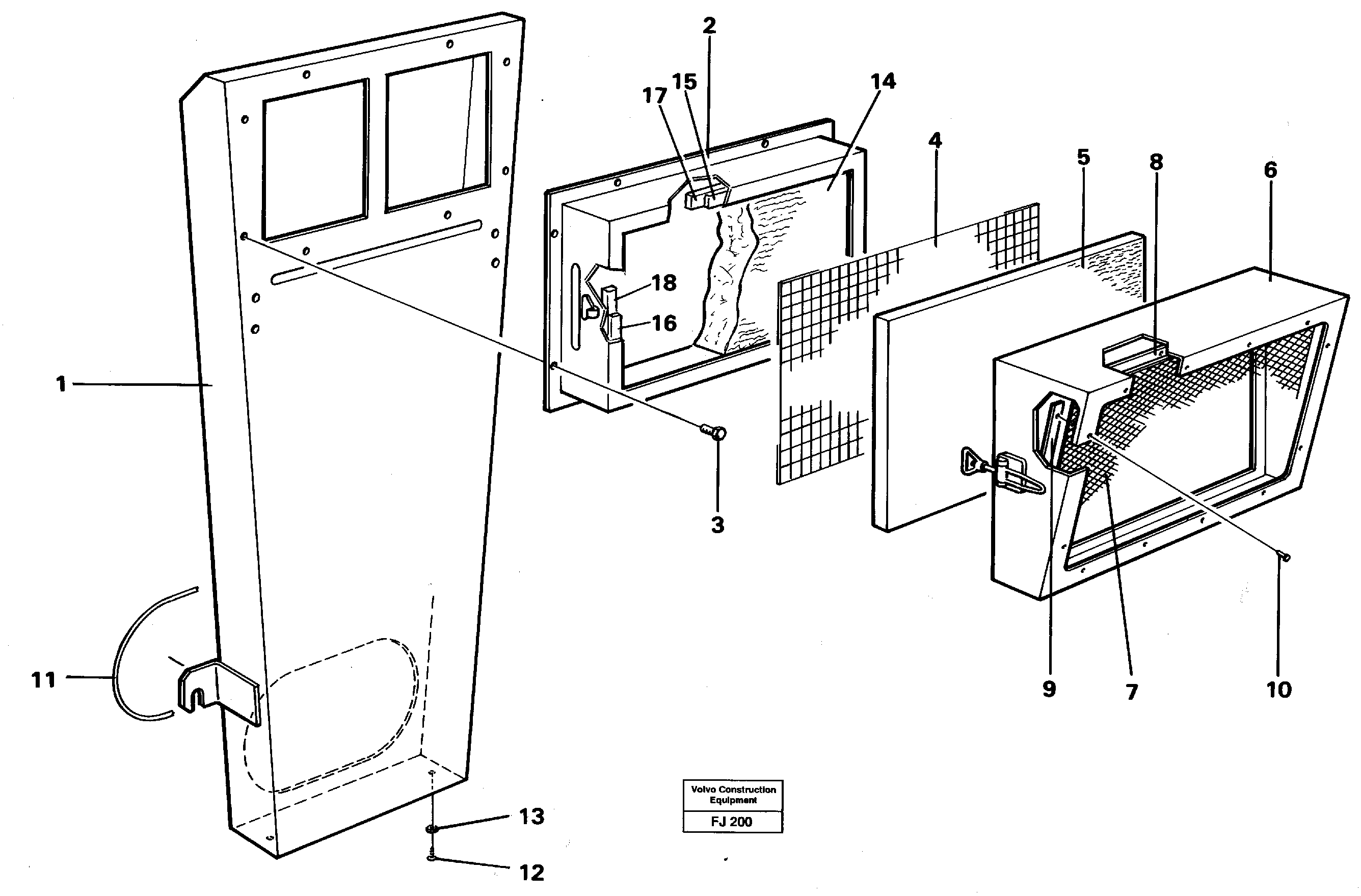 Air inlet — volvo parts diagram