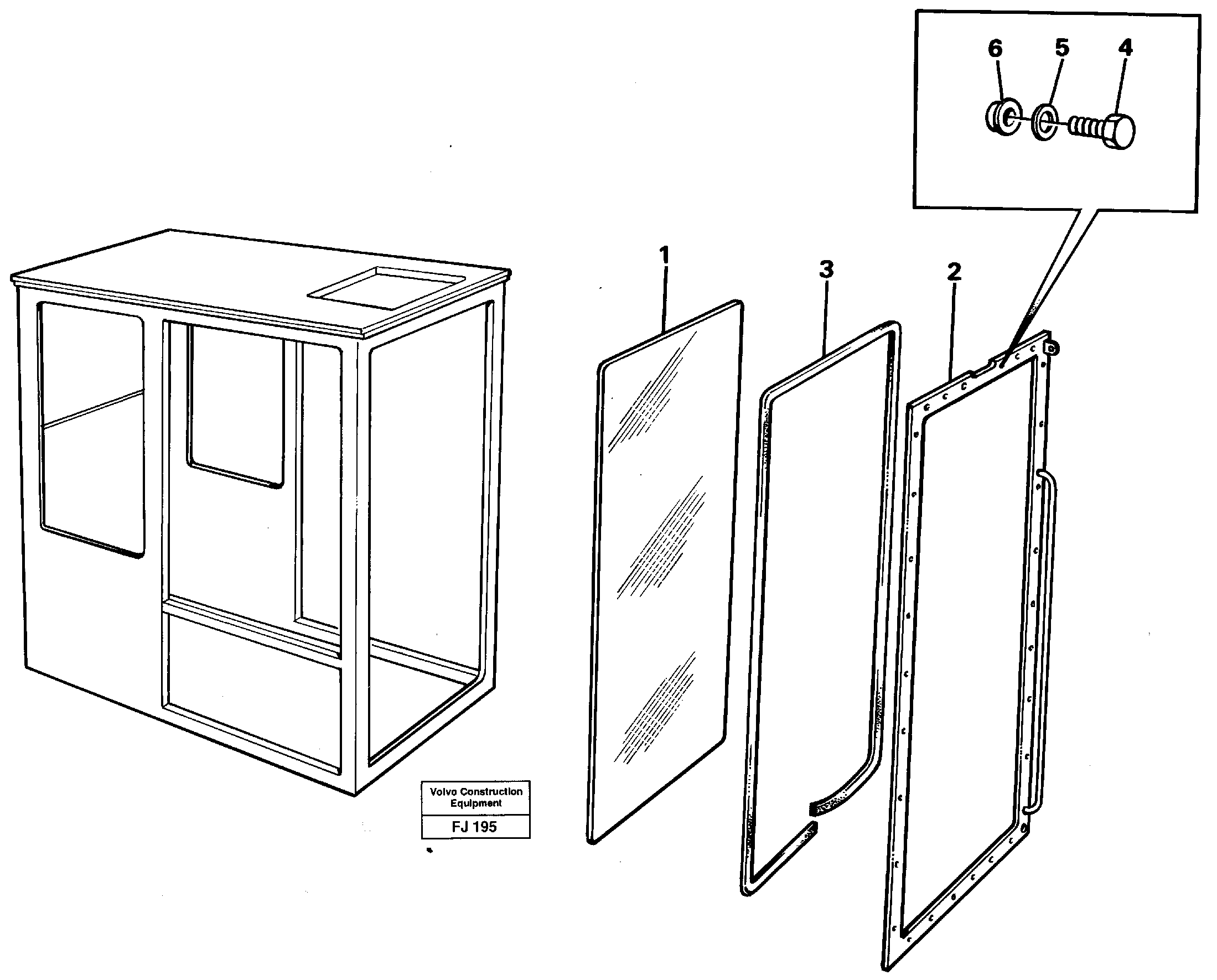 Entire unbreak.windscr.  14262514 — volvo parts diagram