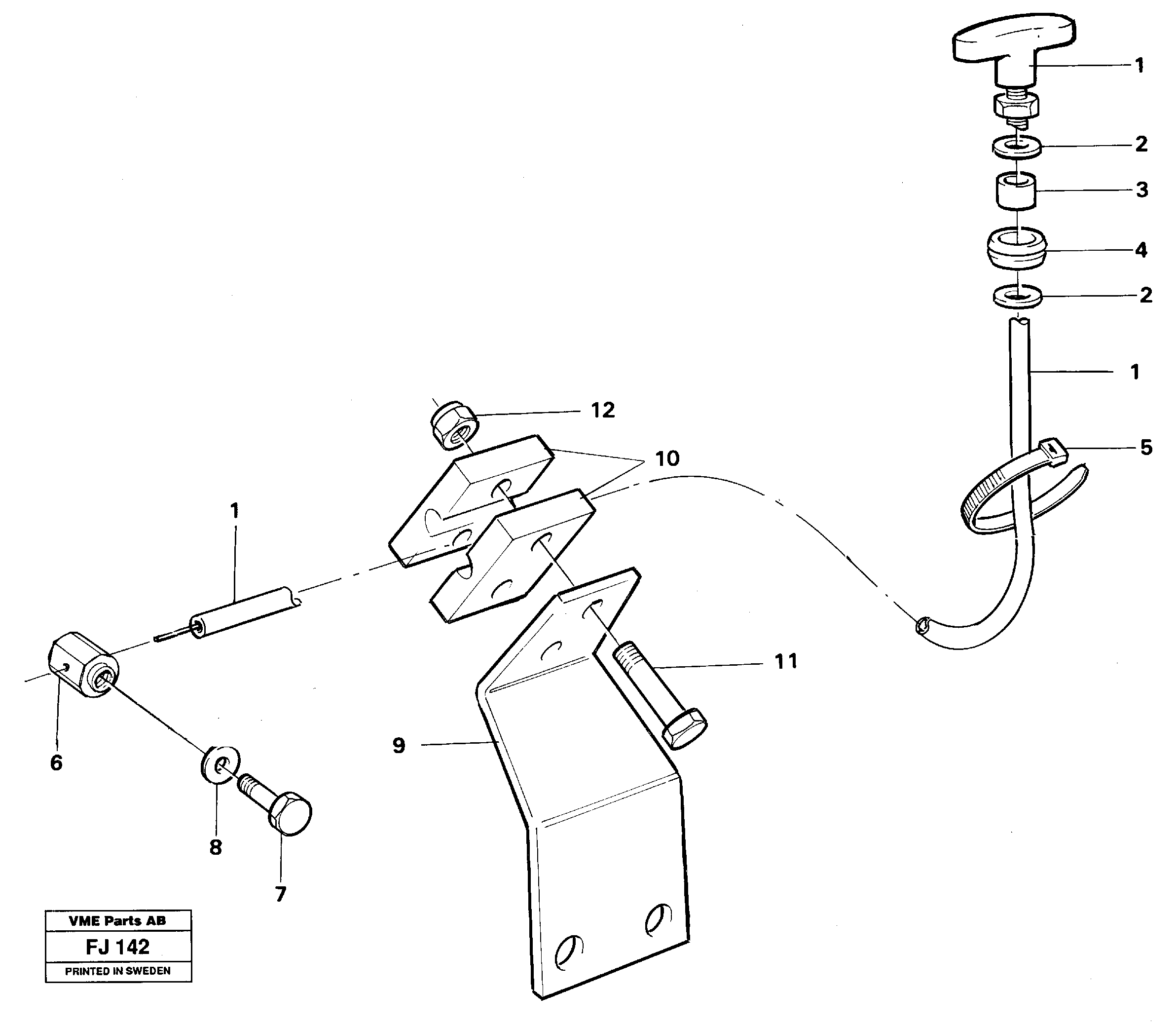 Stop control — volvo parts diagram