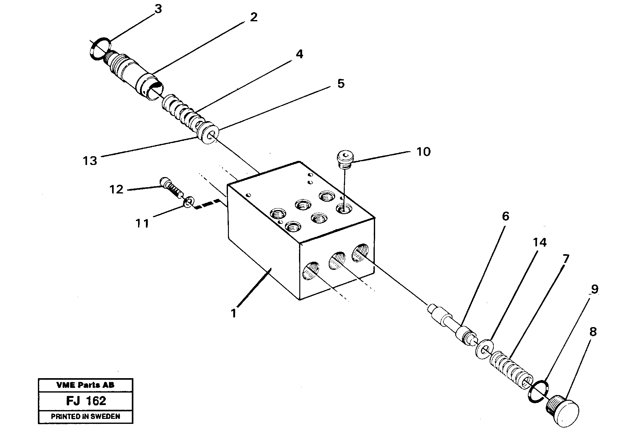 Pedal valve — volvo parts diagram