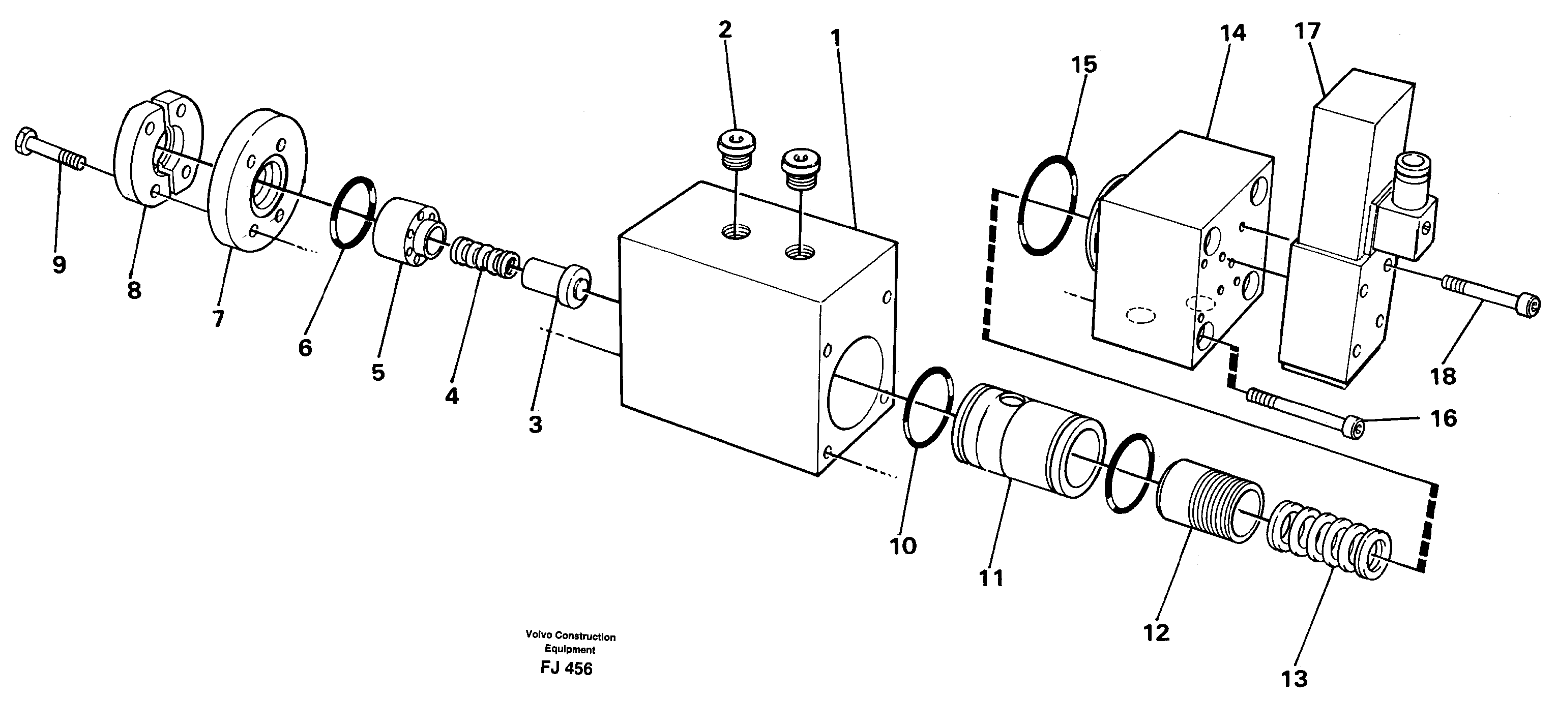 Relief valve — volvo parts diagram