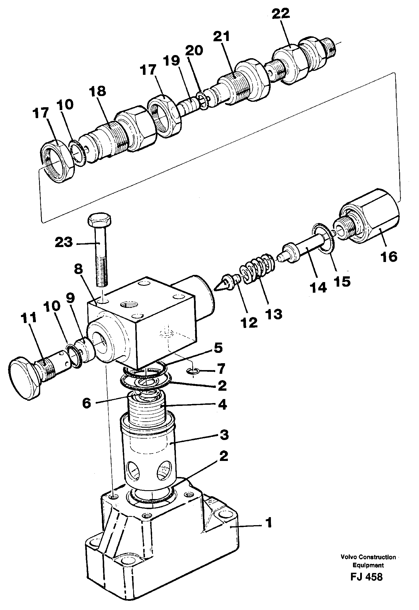 Pressure lim. valve — volvo parts diagram
