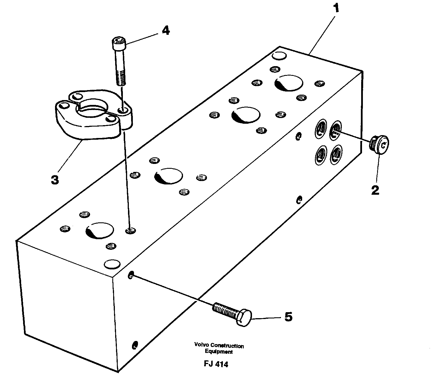 Connection board — volvo parts diagram