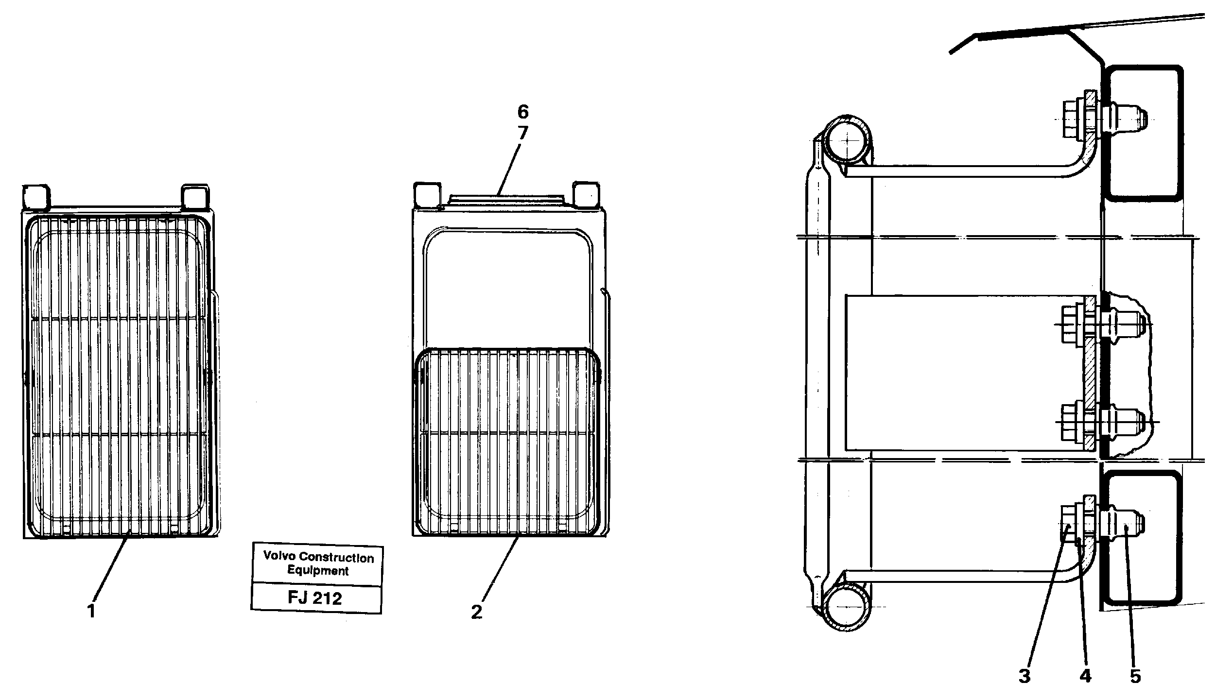 Windscreen protection  14246974,1247182,14253611 — volvo parts diagram