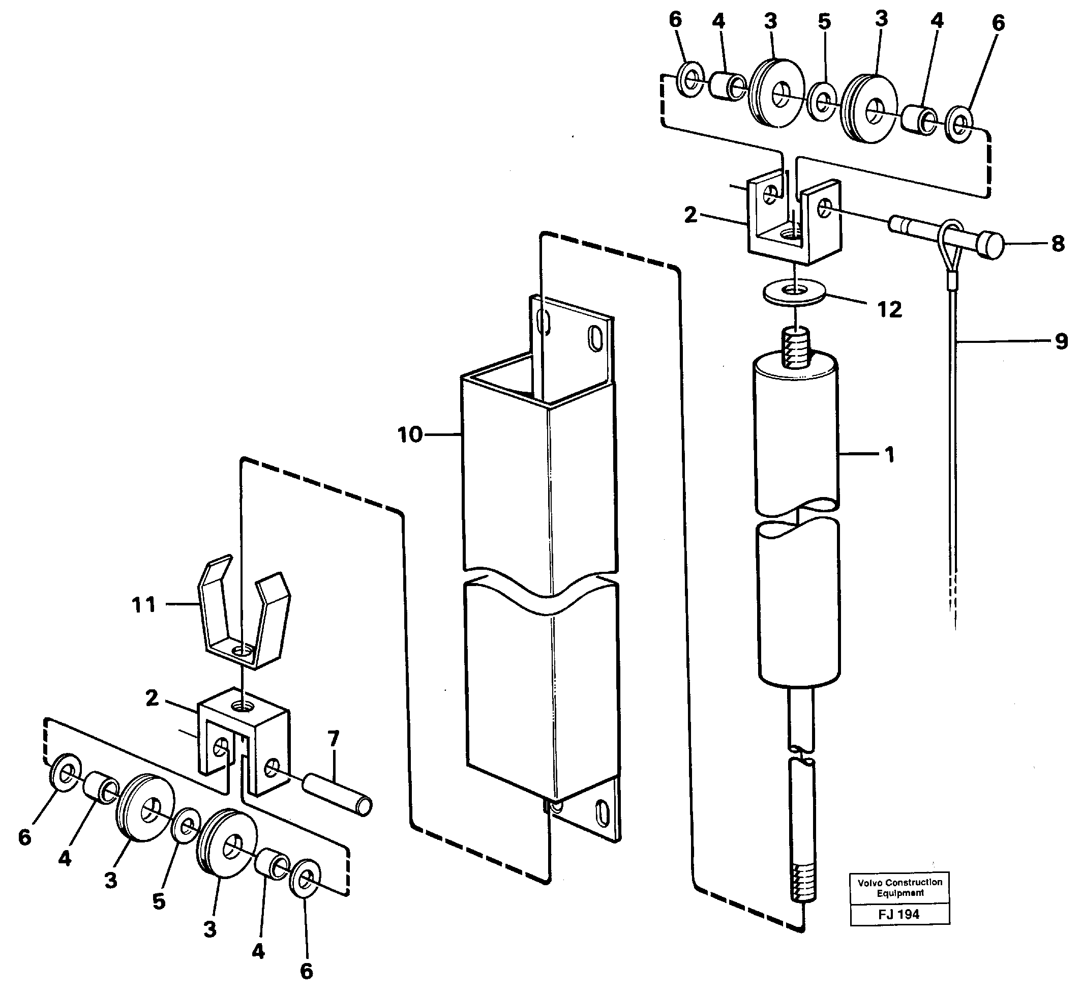 Window lifts — volvo parts diagram