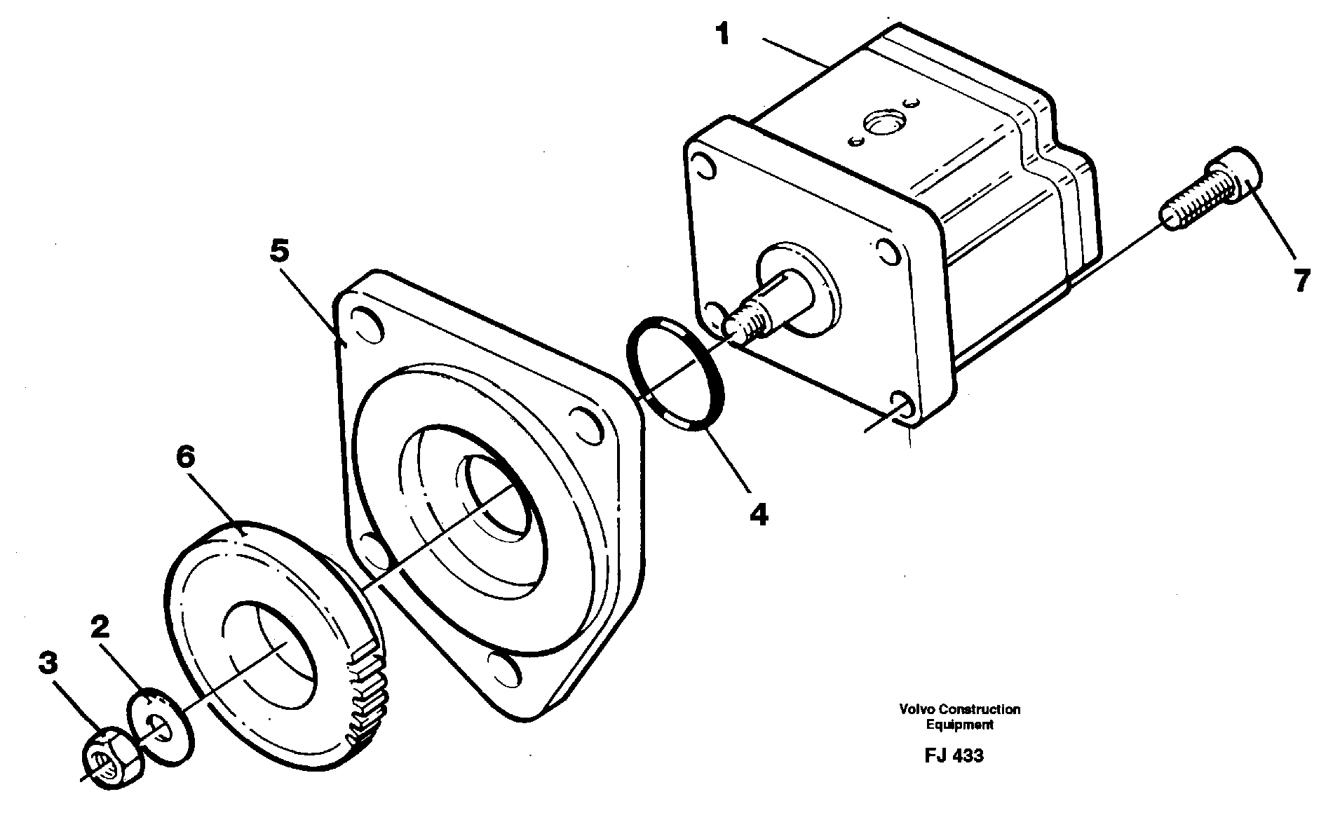 Servo pump — volvo parts diagram