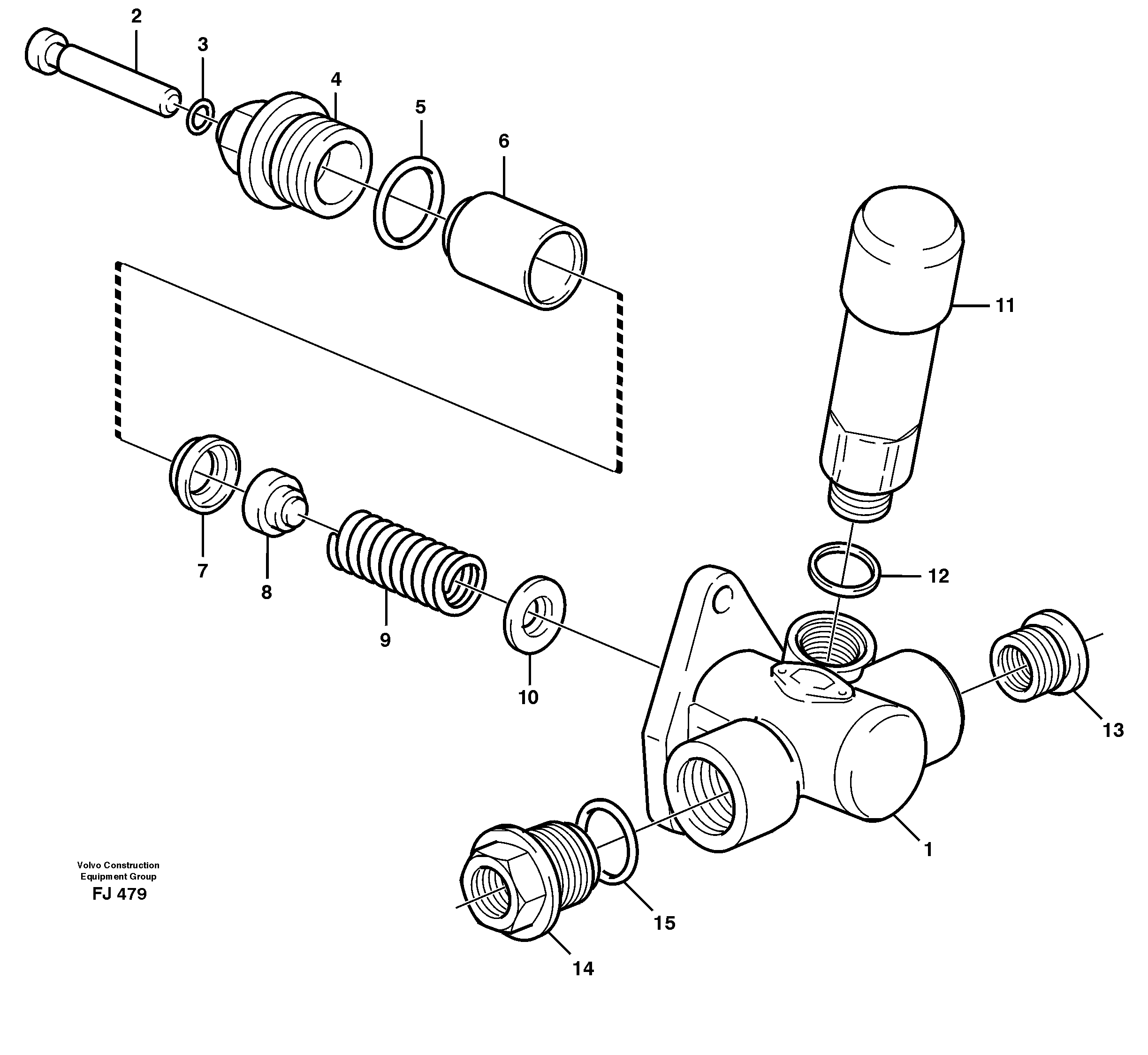 Feed pump  TD 63 KHE — volvo parts diagram